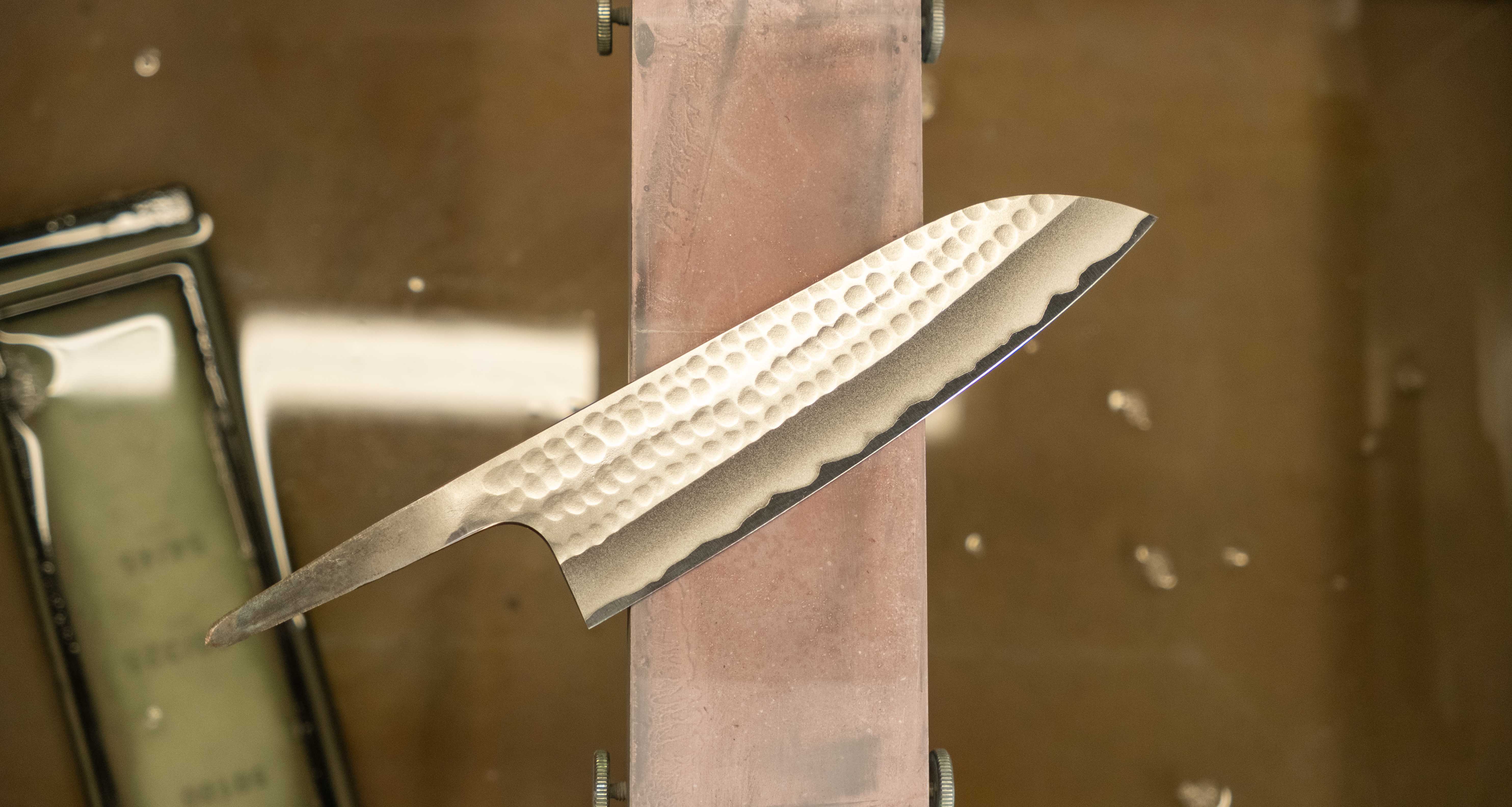 Anryu Santoku Aogami #2 165mm (6.5") - BLADE - Image 4