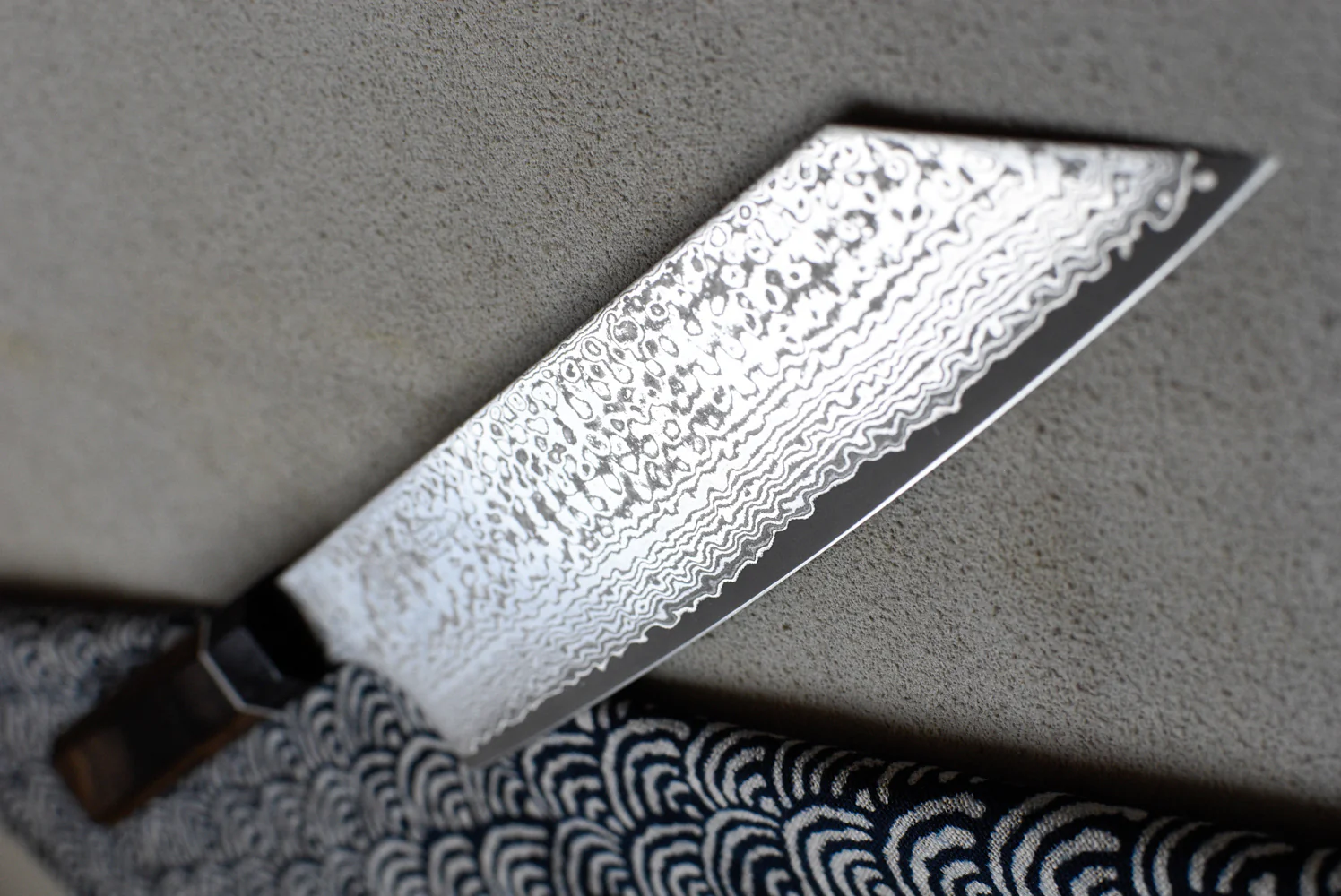Bunka Black Damascus 200mm (7.9") - Image 5