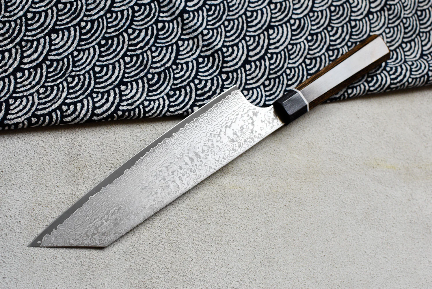 Bunka Black Damascus 200mm (7.9") - Image 6