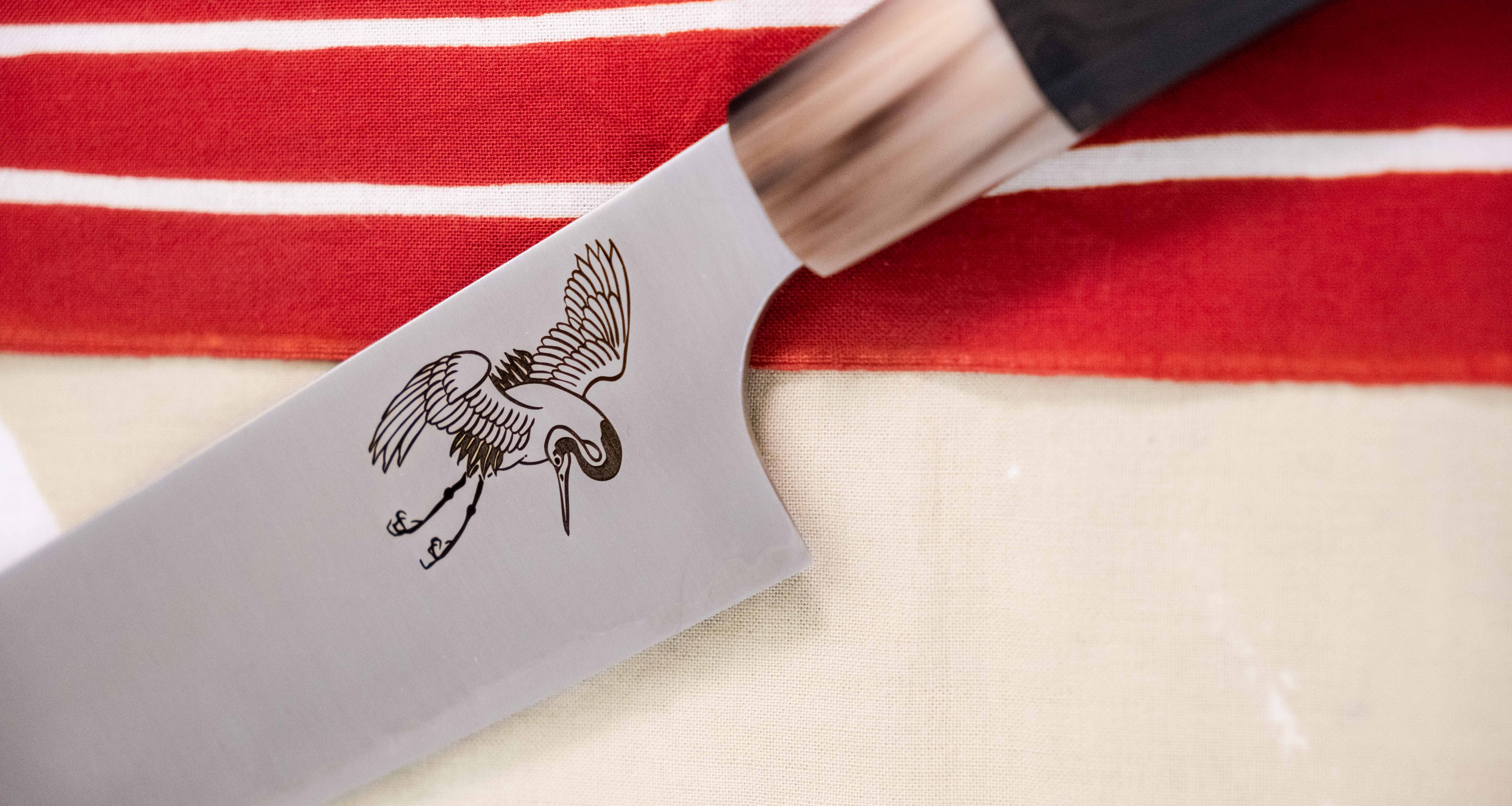 Crane Engraving on the Blade [service] - Image 2