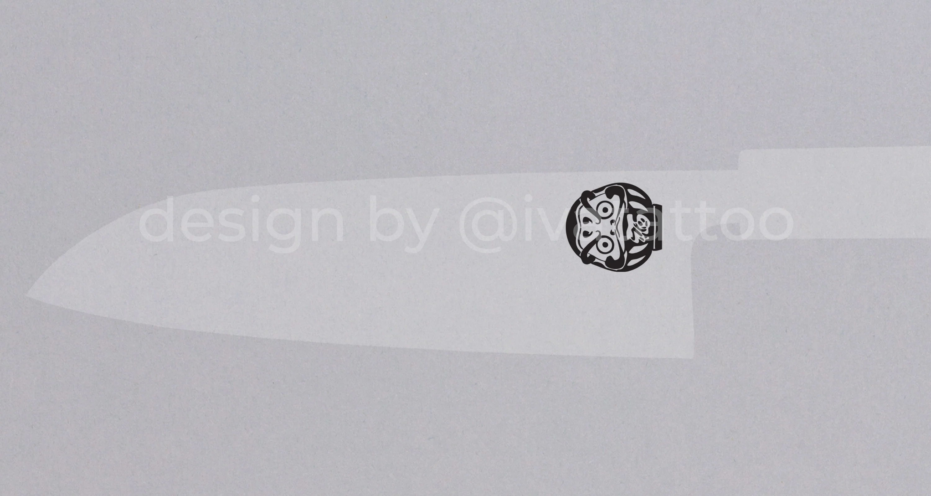 Daruma Doll Engraving on the Blade [service]