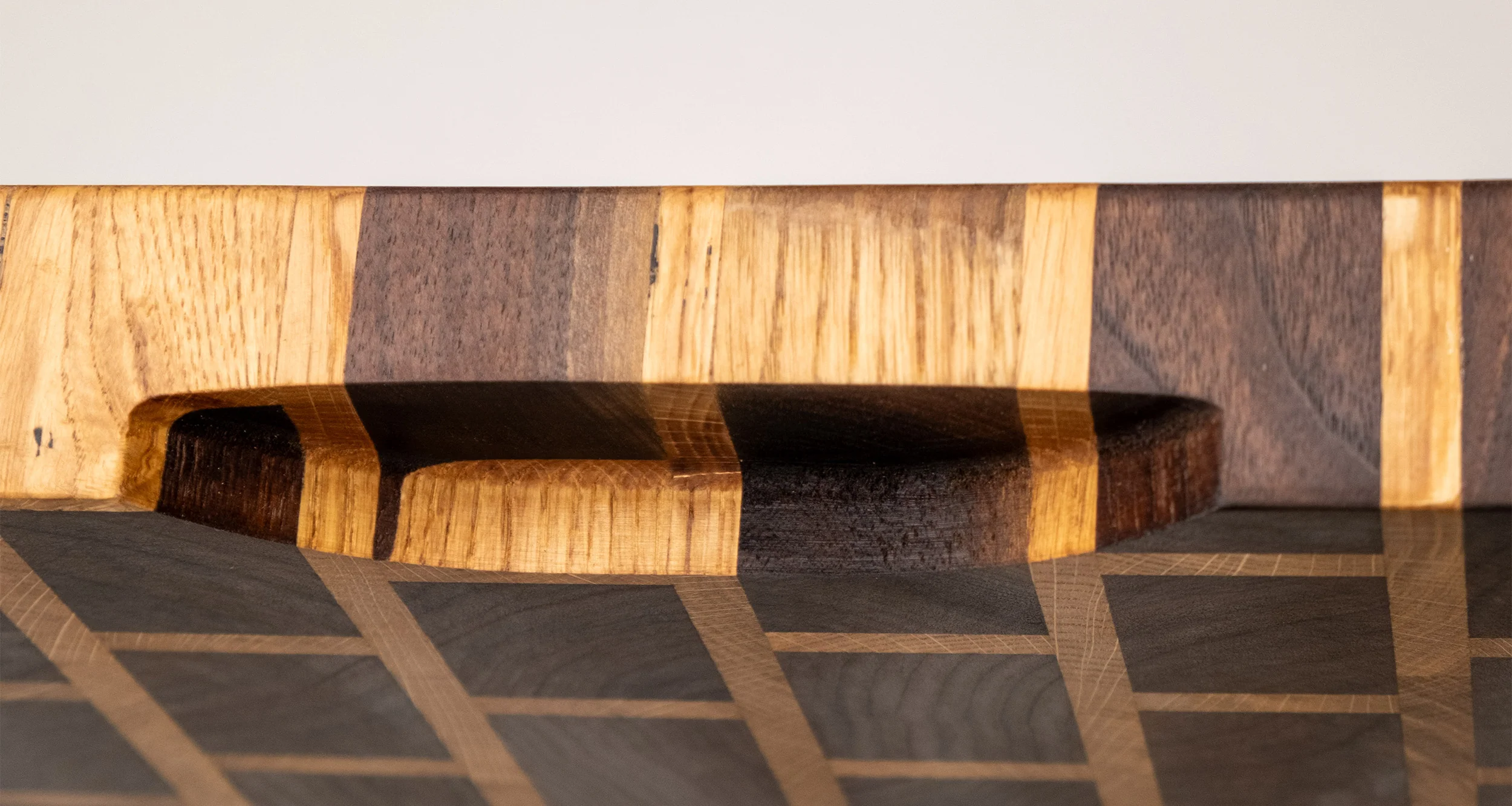 End Grain Cutting Board [American Walnut / Oak] - Image 4