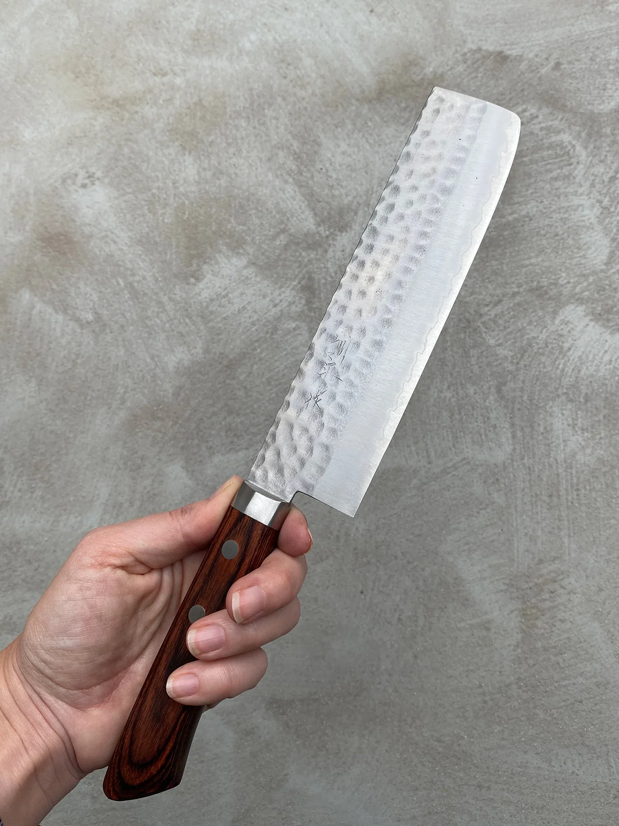 Etsu Village Hammered Nakiri 165mm (6.5") - Image 4