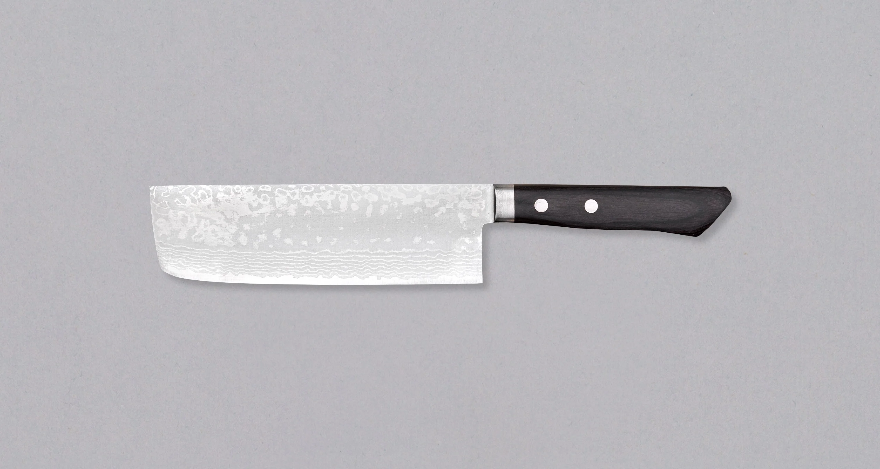 Etsu Village Wide Nakiri Damascus 165mm (6.5") - Image 2
