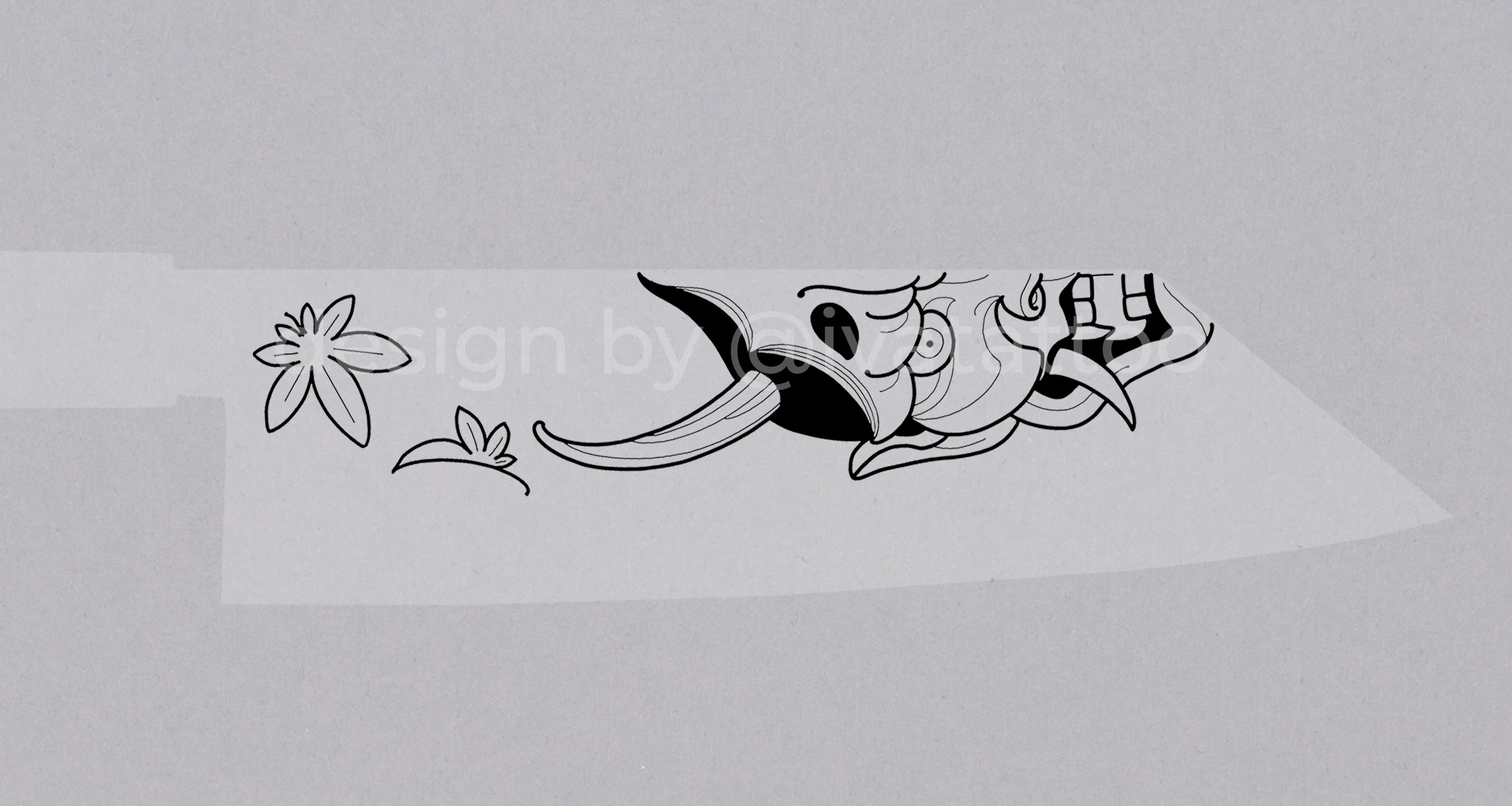 Hannya Engraving on the Blade [service]