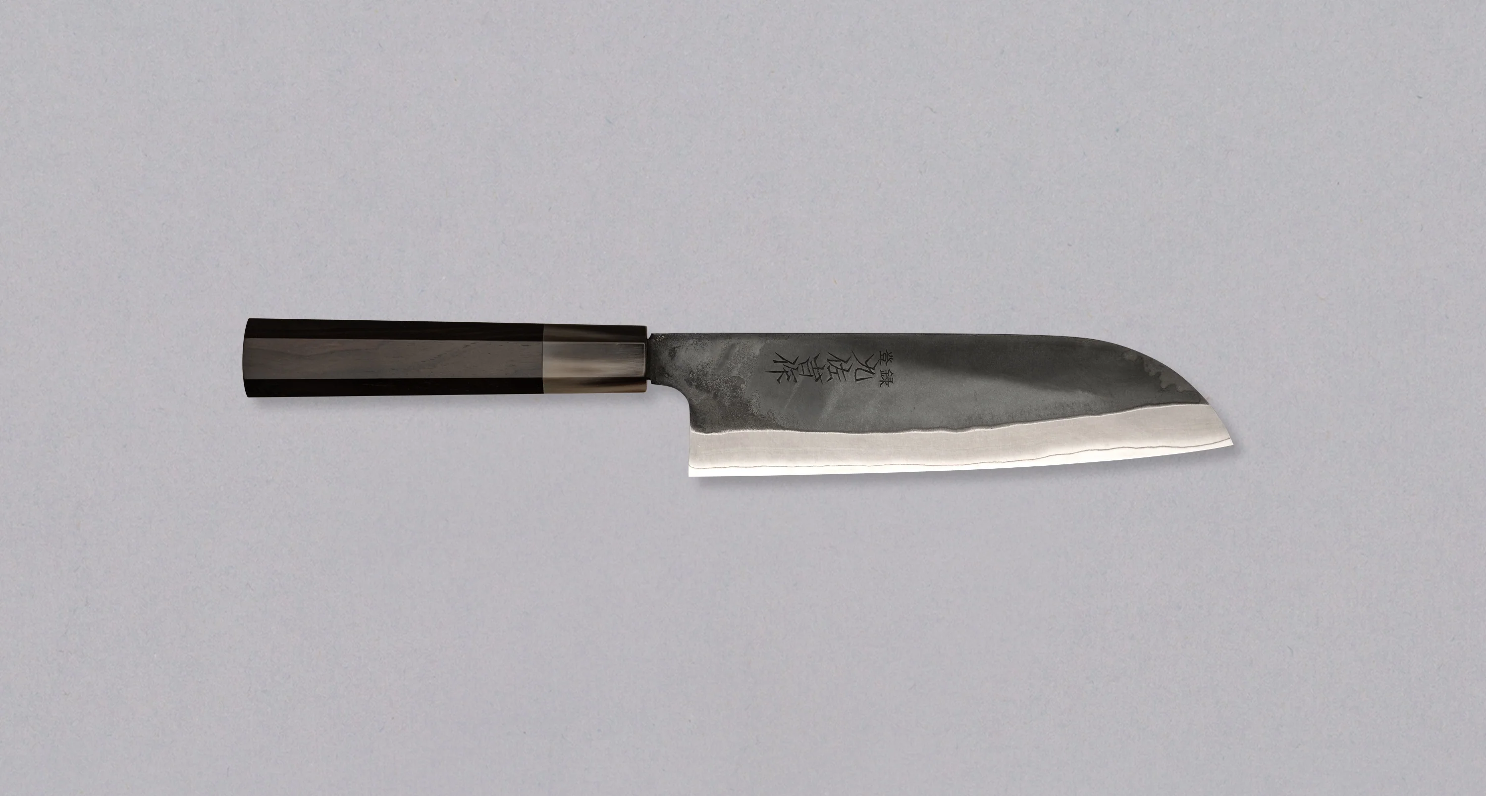 HAP-40 Santoku Black Ebony Blond Buffalo 180mm (7.1")