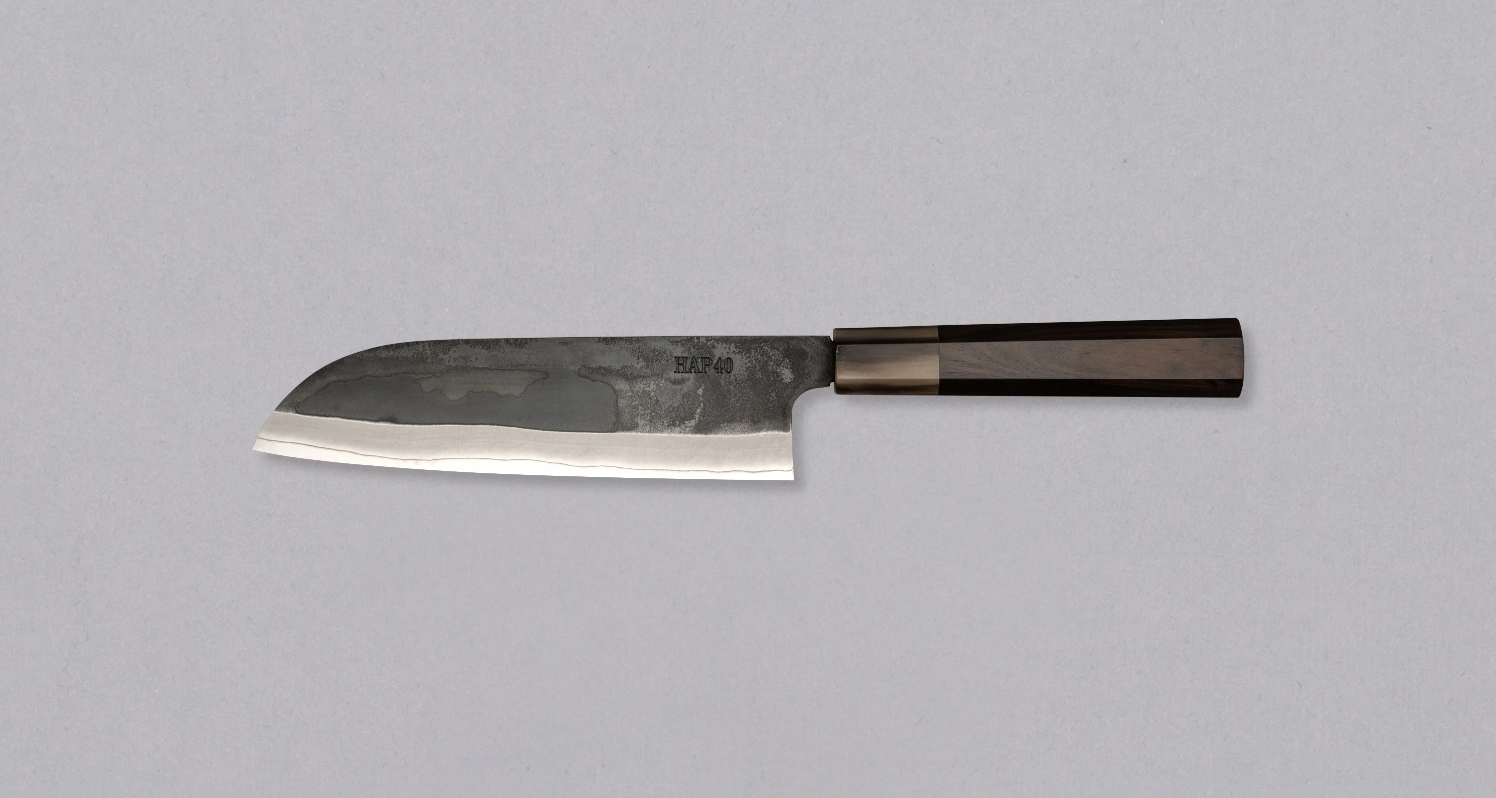HAP-40 Santoku Black Ebony Blond Buffalo 180mm (7.1") - Image 2