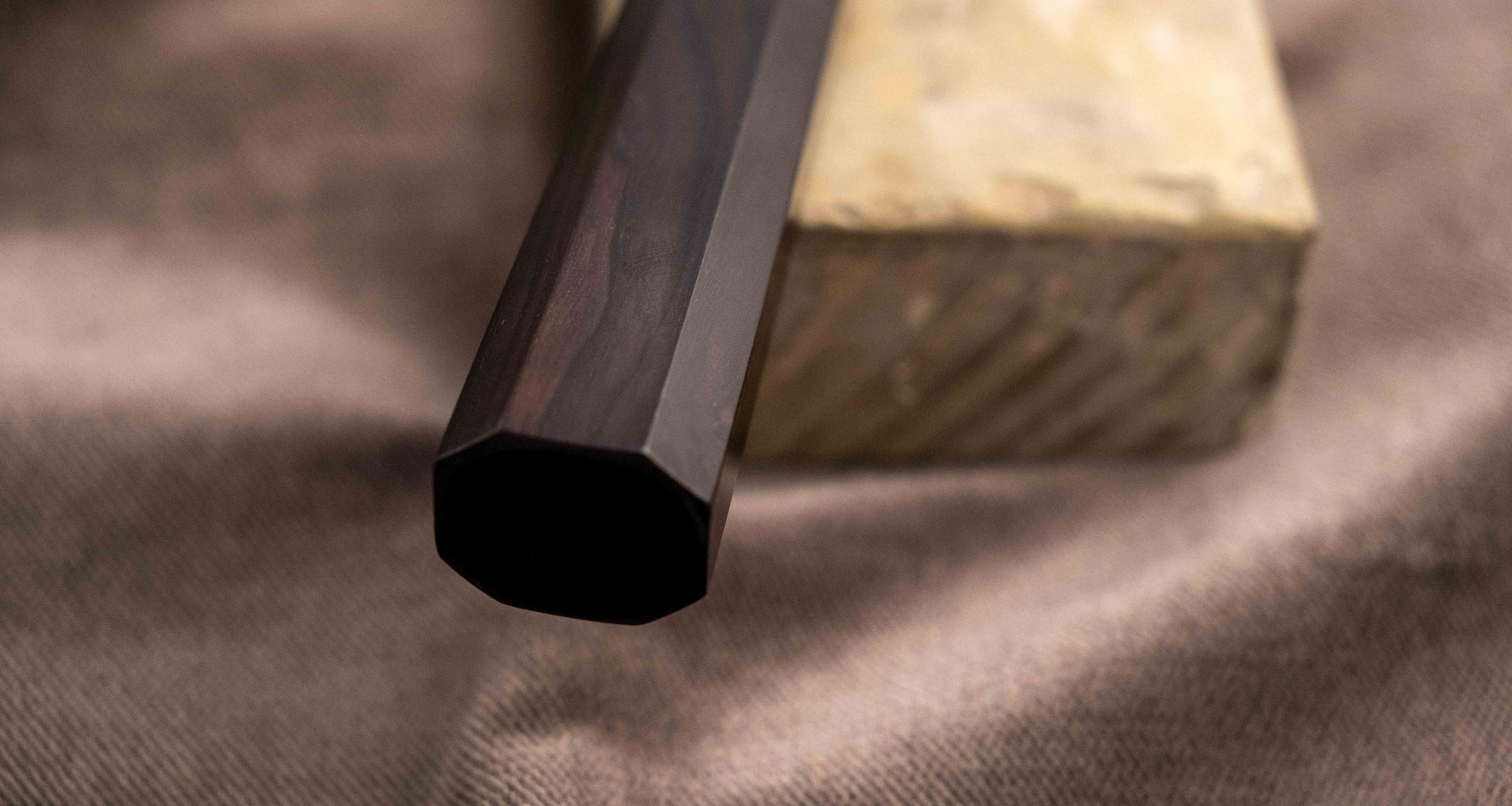 HAP-40 Santoku Black Ebony Blond Buffalo 180mm (7.1") - Image 7
