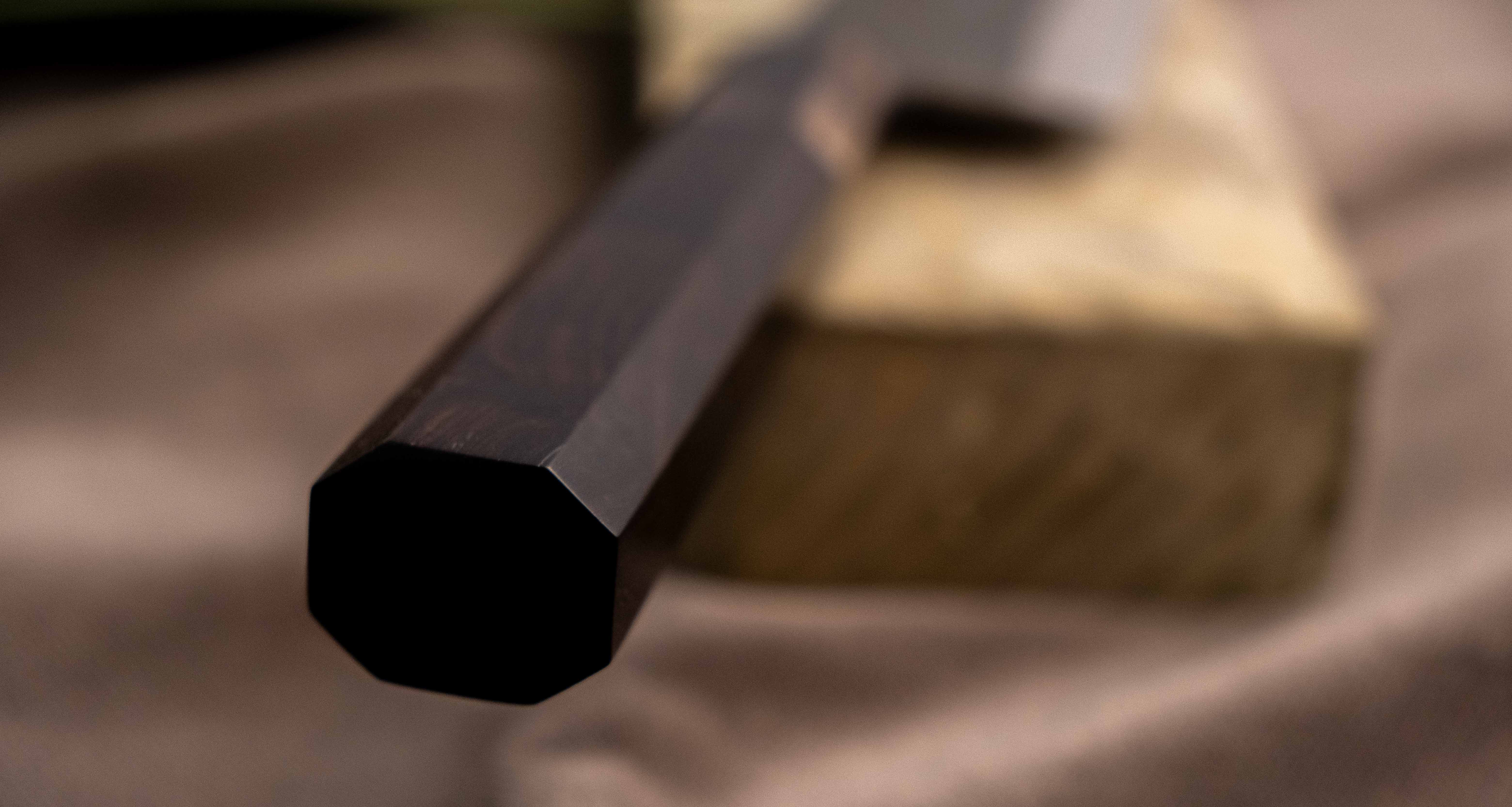 HAP-40 Santoku Black Ebony Blond Buffalo 180mm (7.1") - Image 8