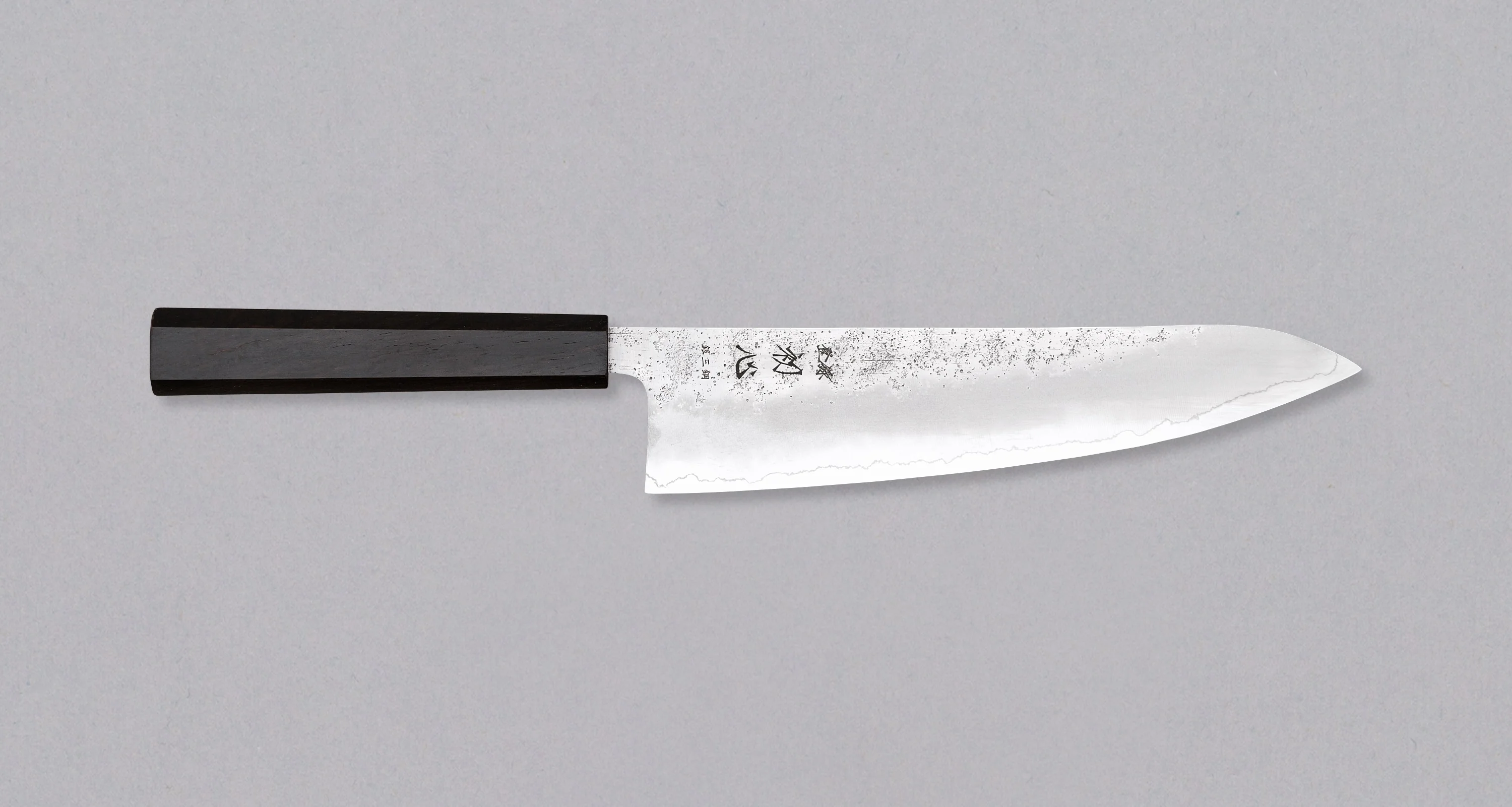 Hatsukokoro Ginrei Gyuto Ginsanko Nashiji Ebony 210mm (8.3")