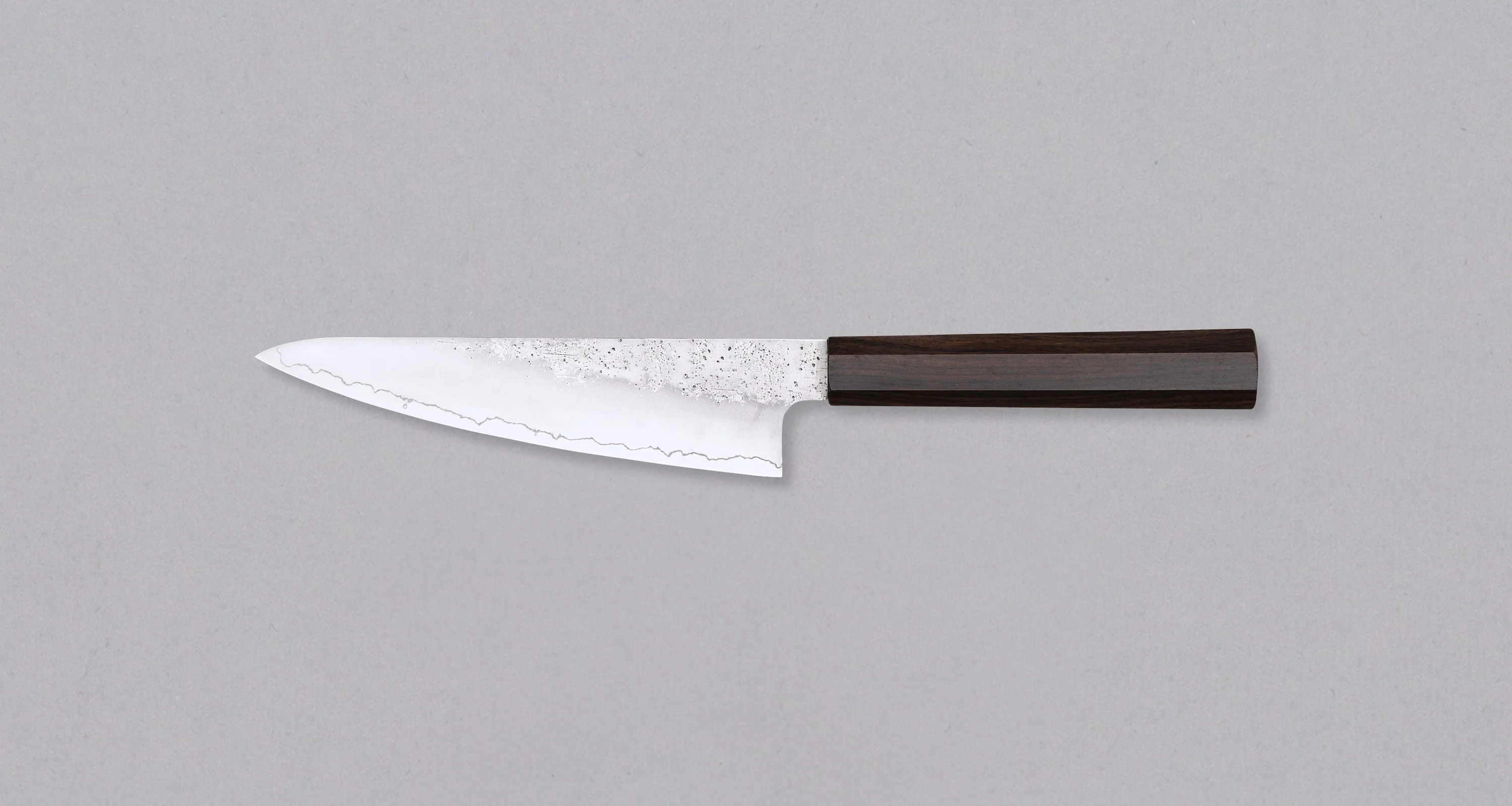 Hatsukokoro Ginrei Ko-Santoku Ginsanko Nashiji Ebony 150mm (5.9") - Image 2