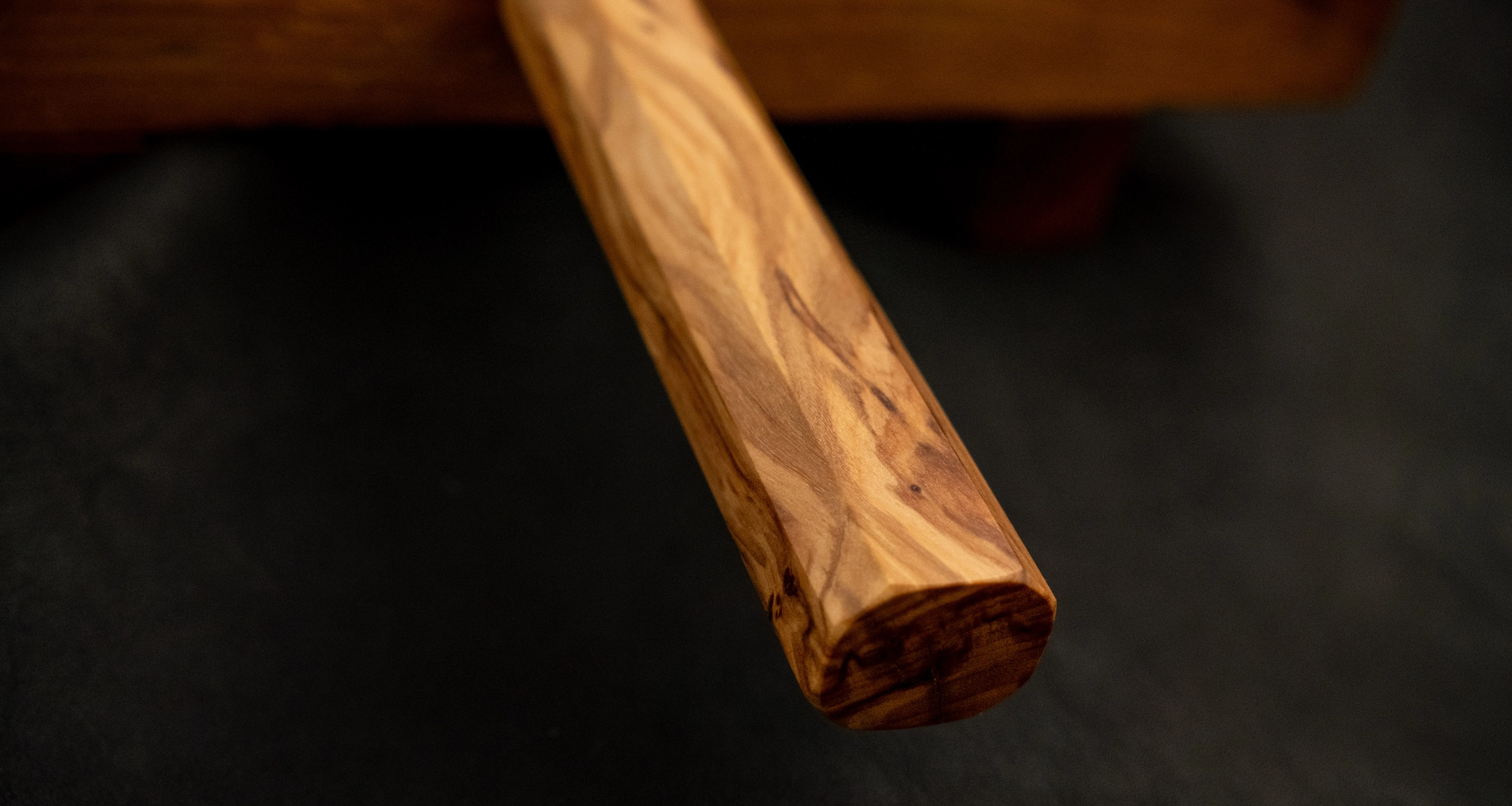 Hatsukokoro Mercury Bunka Kurozome Damascus 180mm (7.1") [Mono Olivewood] - Image 6