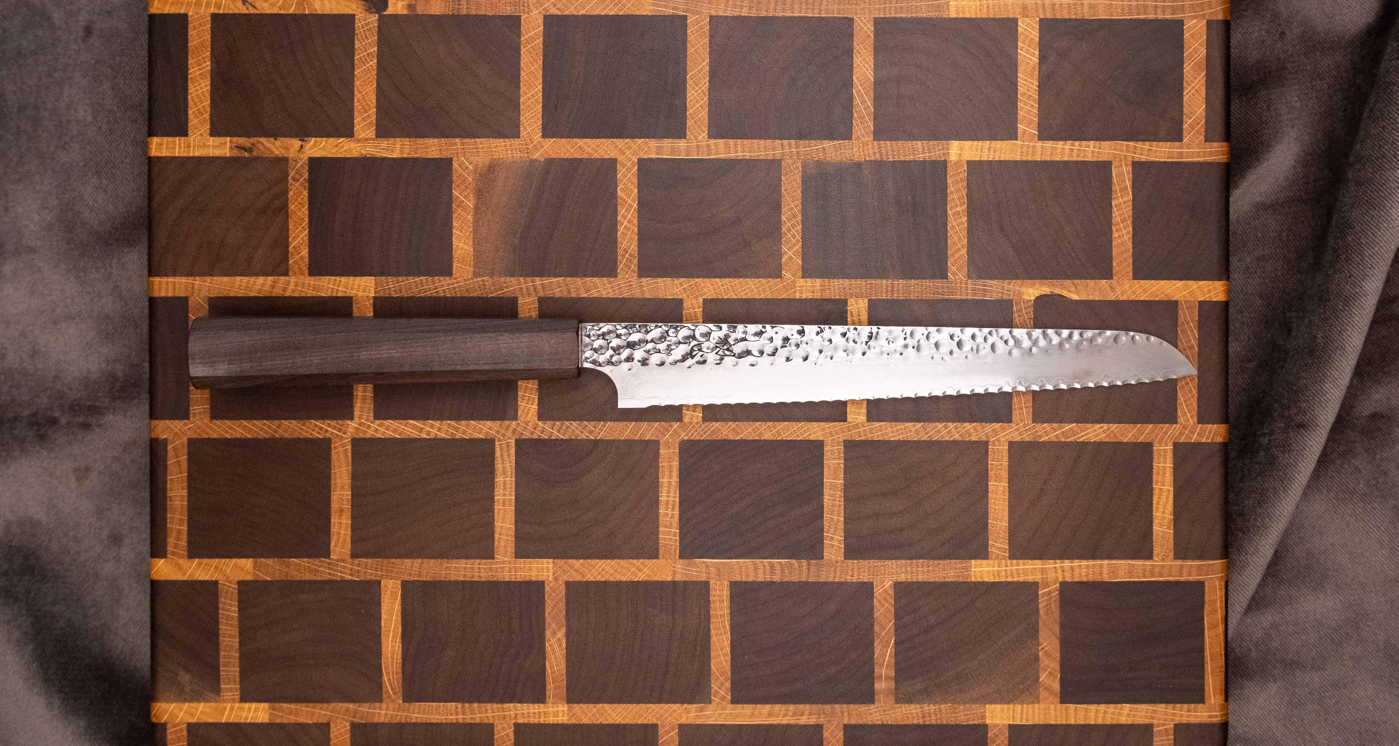 Hayabusa Pankiri VG-10 Tsuchime Bubinga 210mm (8.3") - Image 8