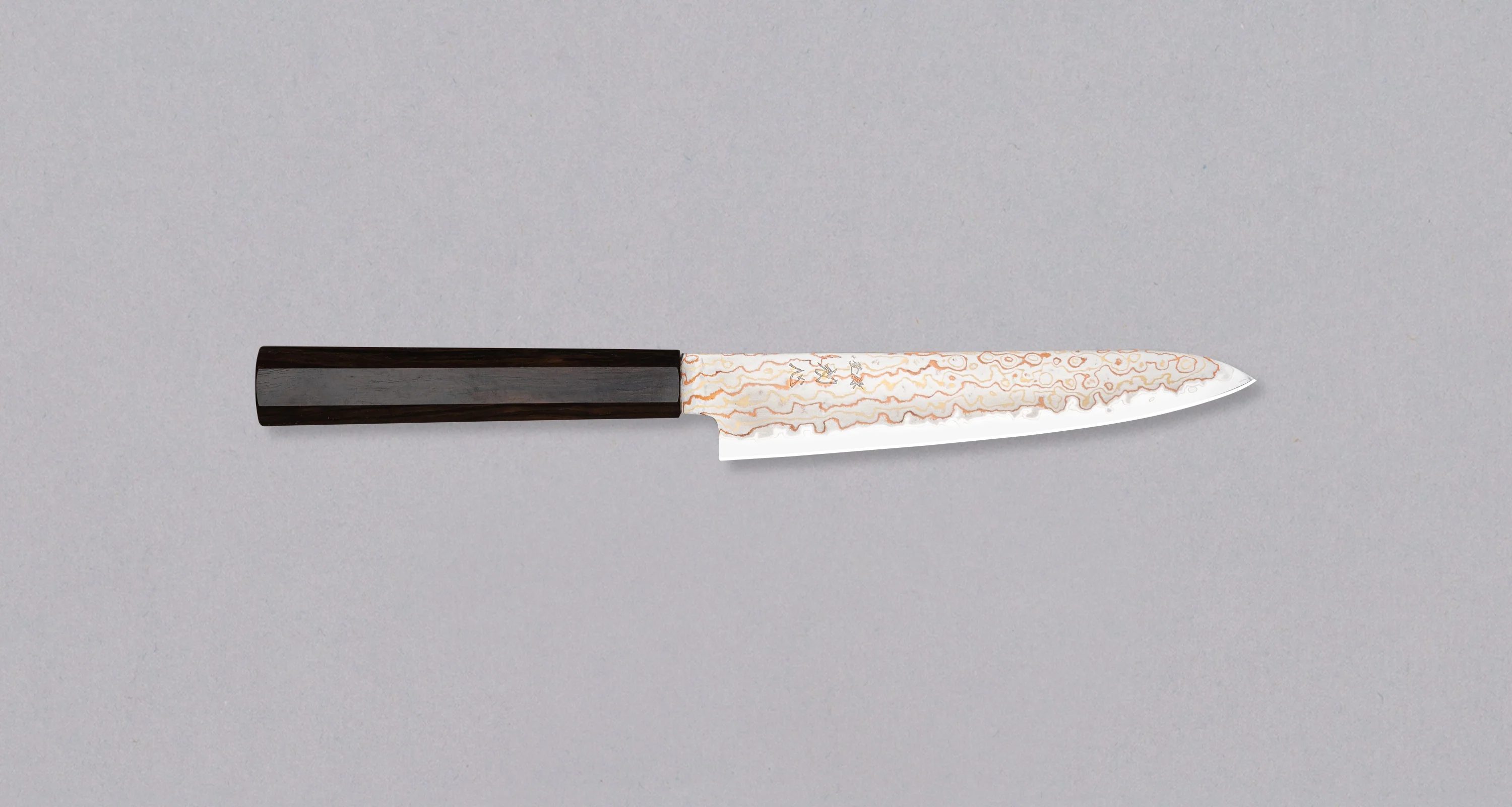 Hayabusa Petty Aogami #2 Rainbow Damascus 150mm (5.9")