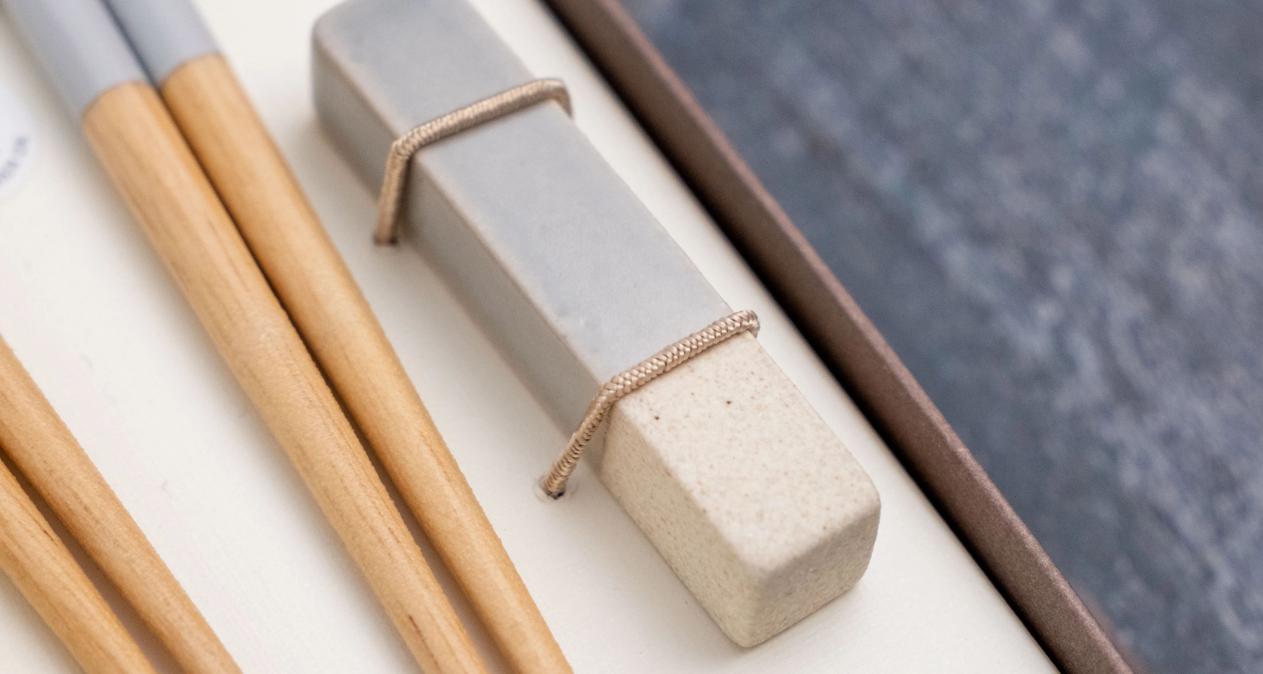 Haze Chopstick Gift Set – Grey and White - Image 5
