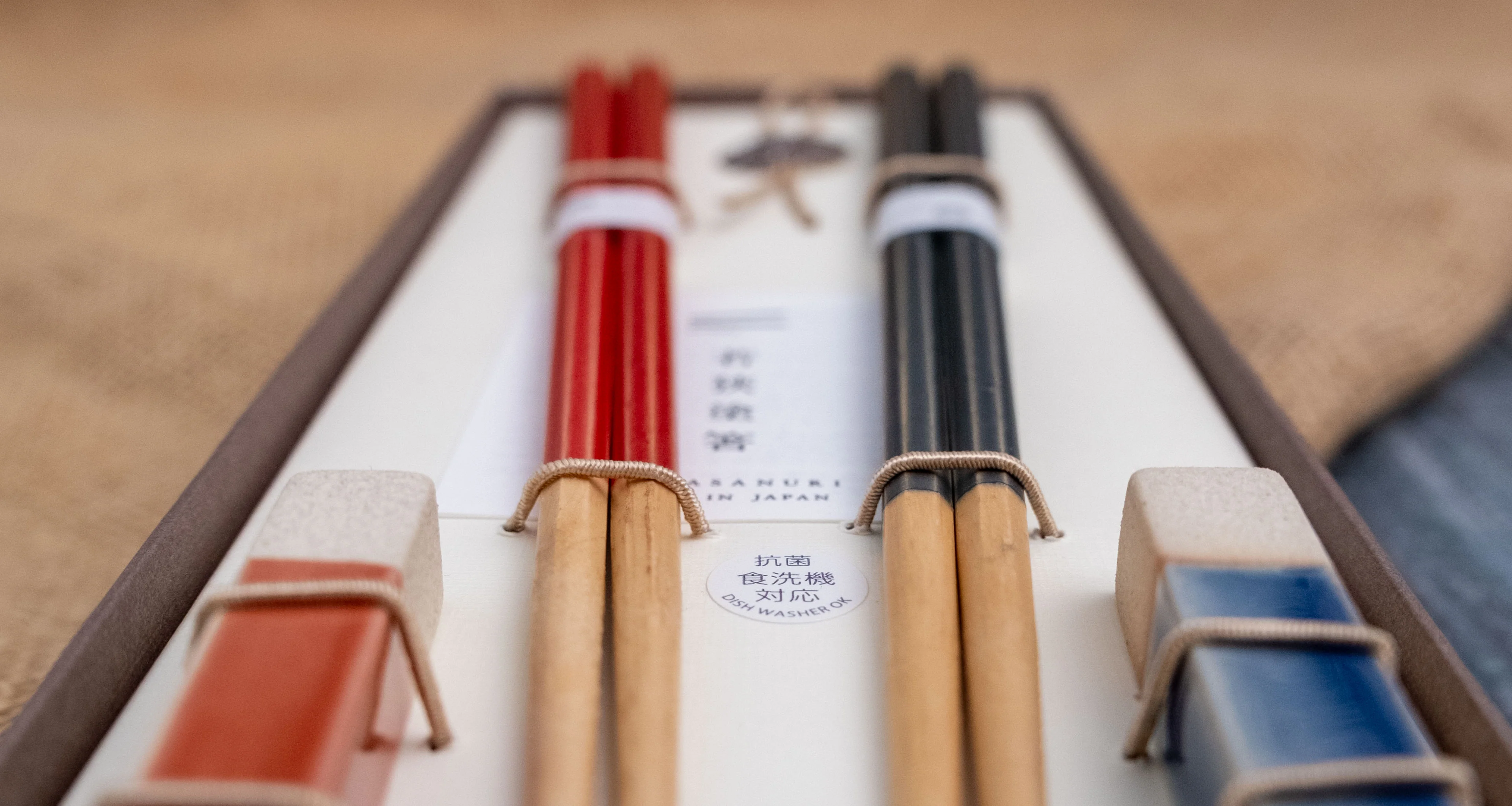 Haze Chopstick Gift Set – Navy Blue and Red - Image 5