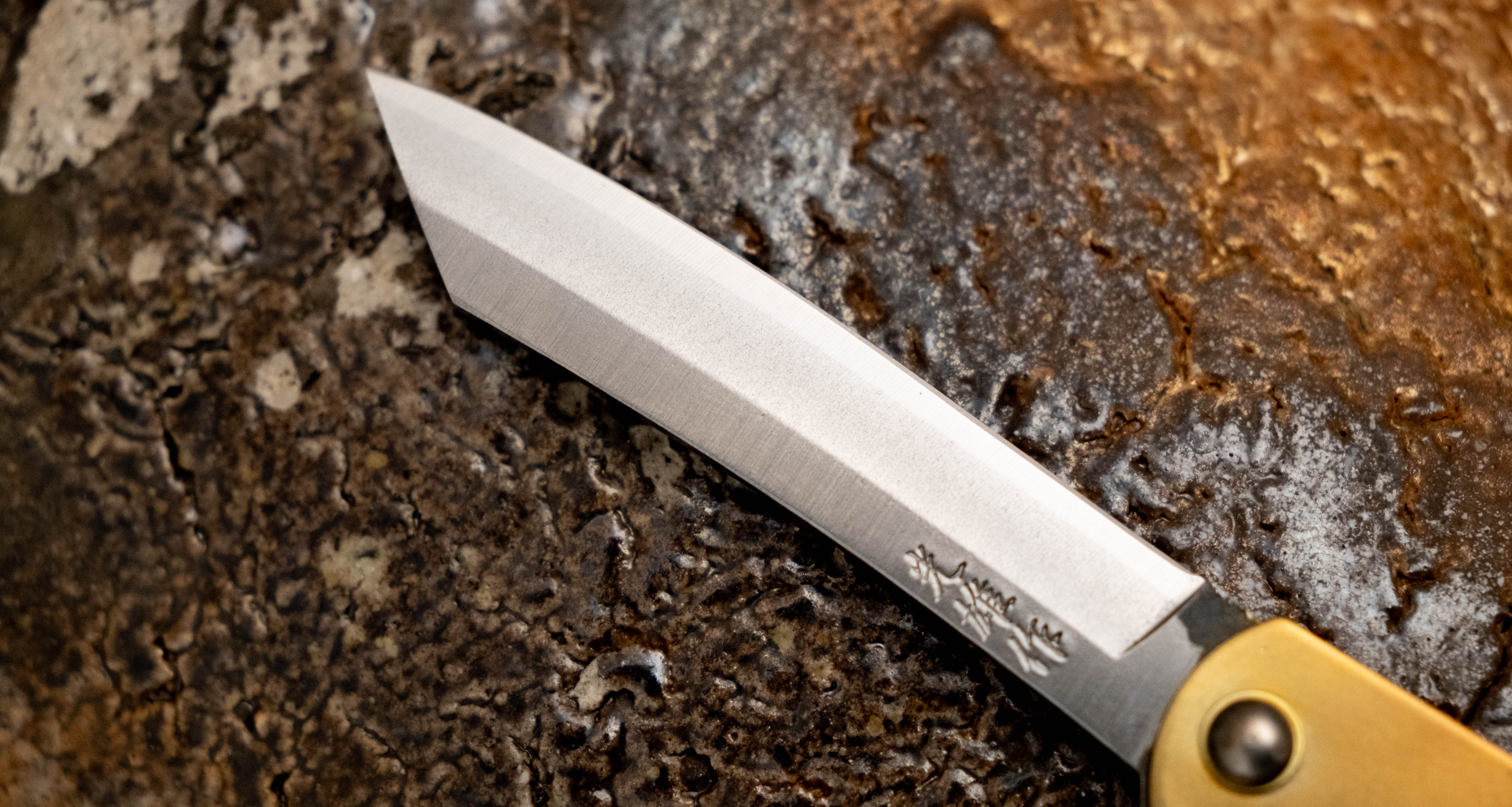 Higonokami Pocket Knife BRASS 65mm (2.5") - Image 5