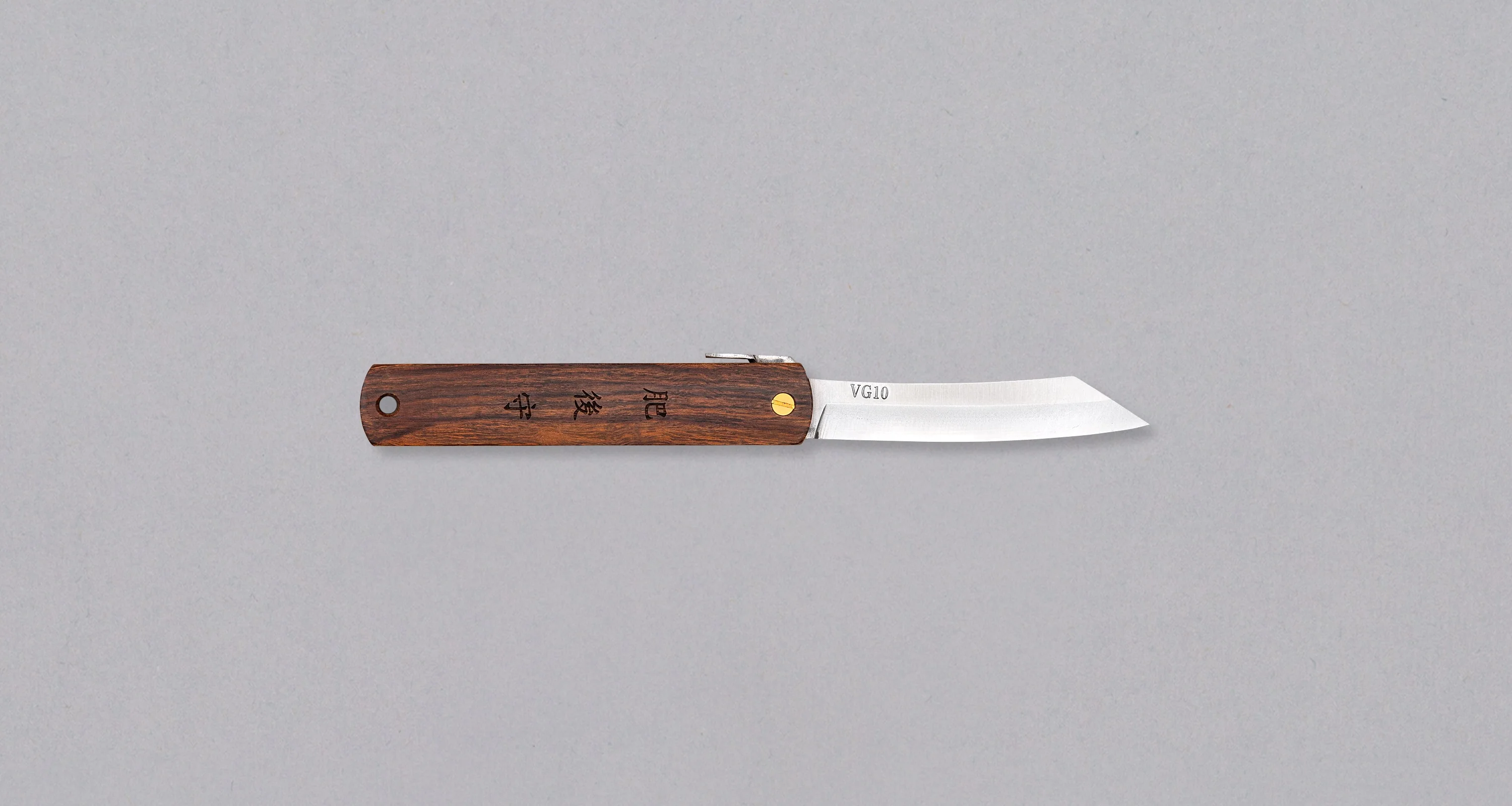 Higonokami Pocket Knife Iron Wood VG-10 75mm (3")