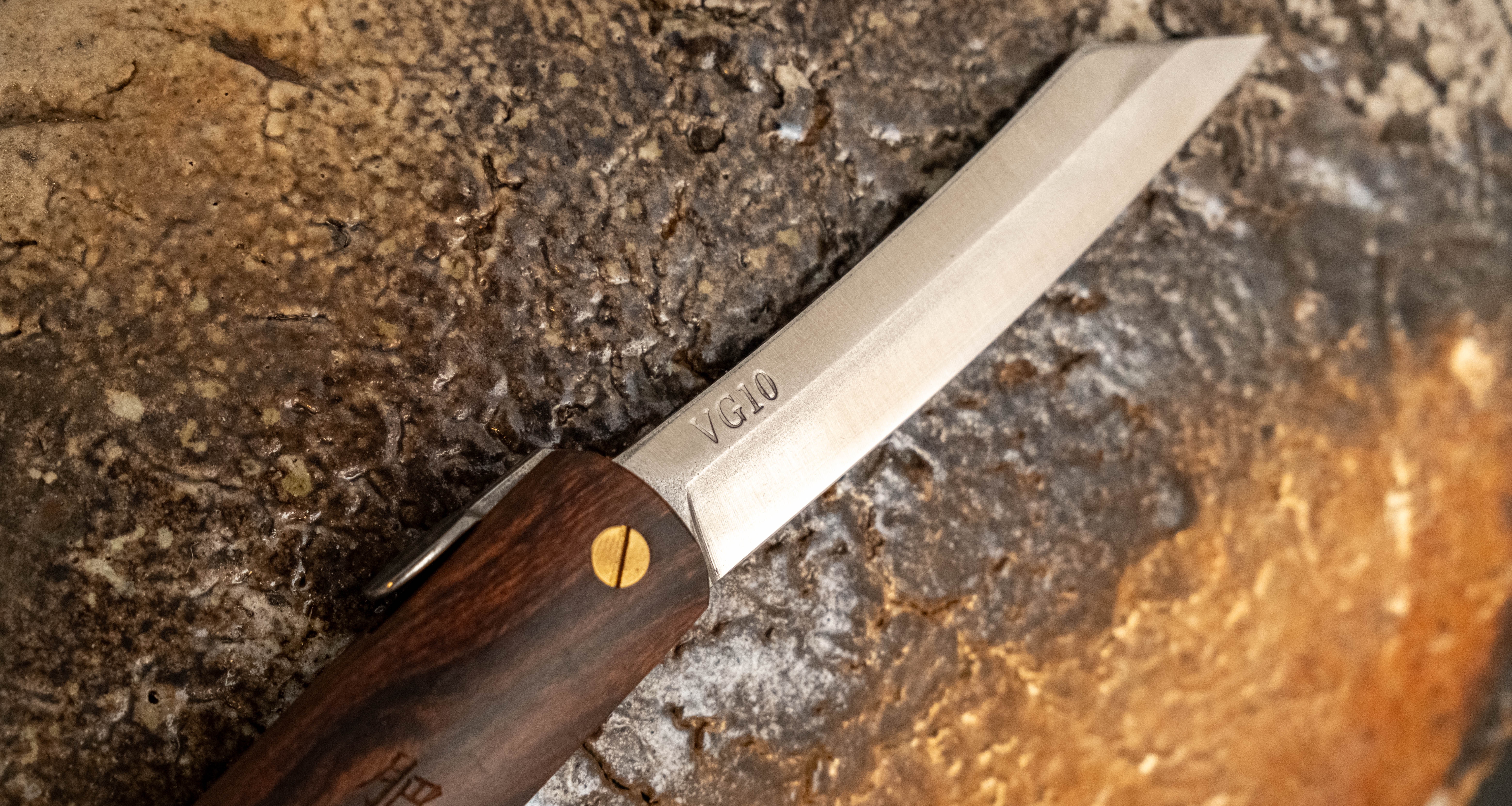Higonokami Pocket Knife Iron Wood VG-10 75mm (3") - Image 7