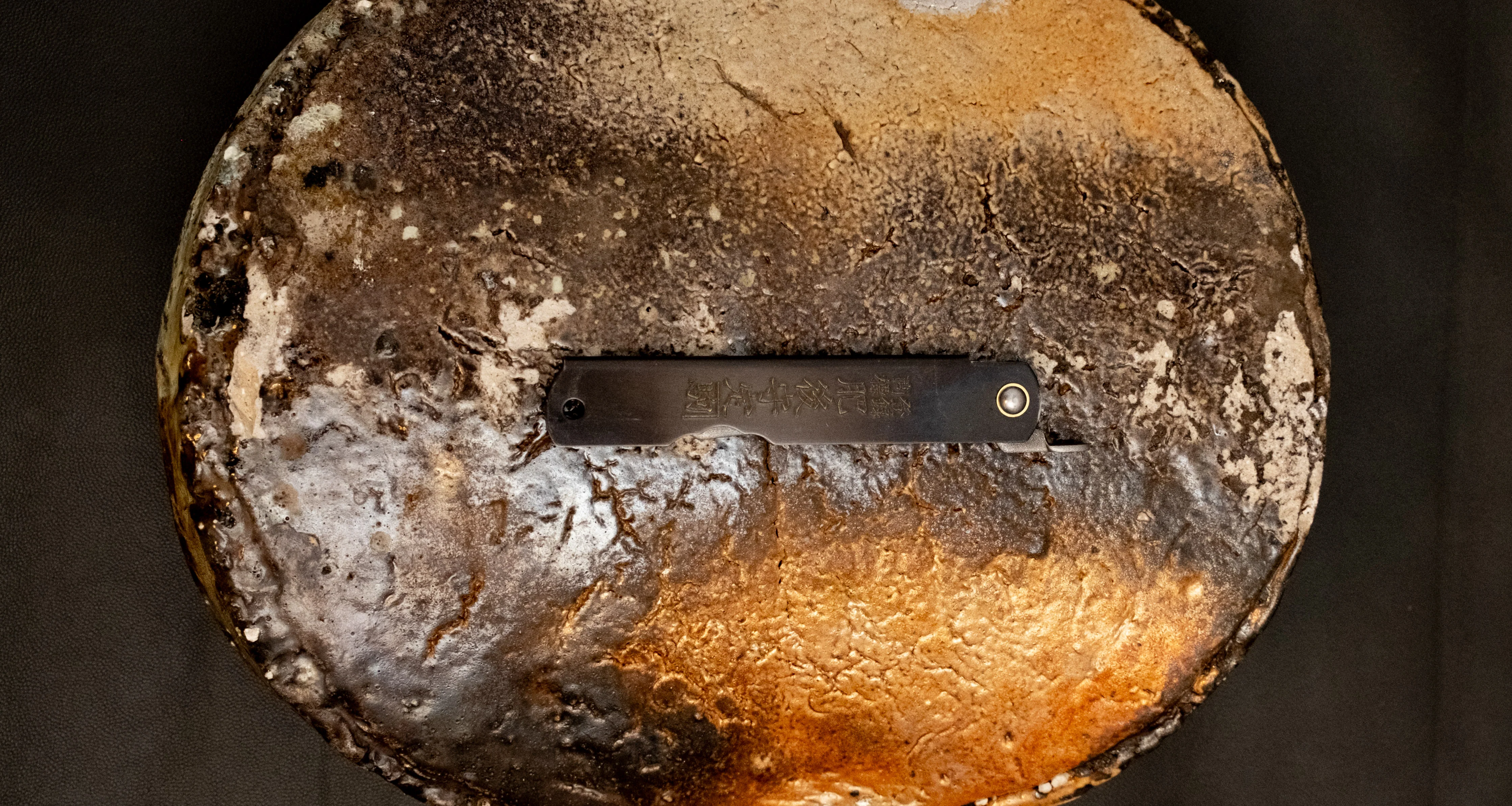 Higonokami Pocket Knife Zenkou BLACK KURO-UCHI 75mm (3.0") - Image 4