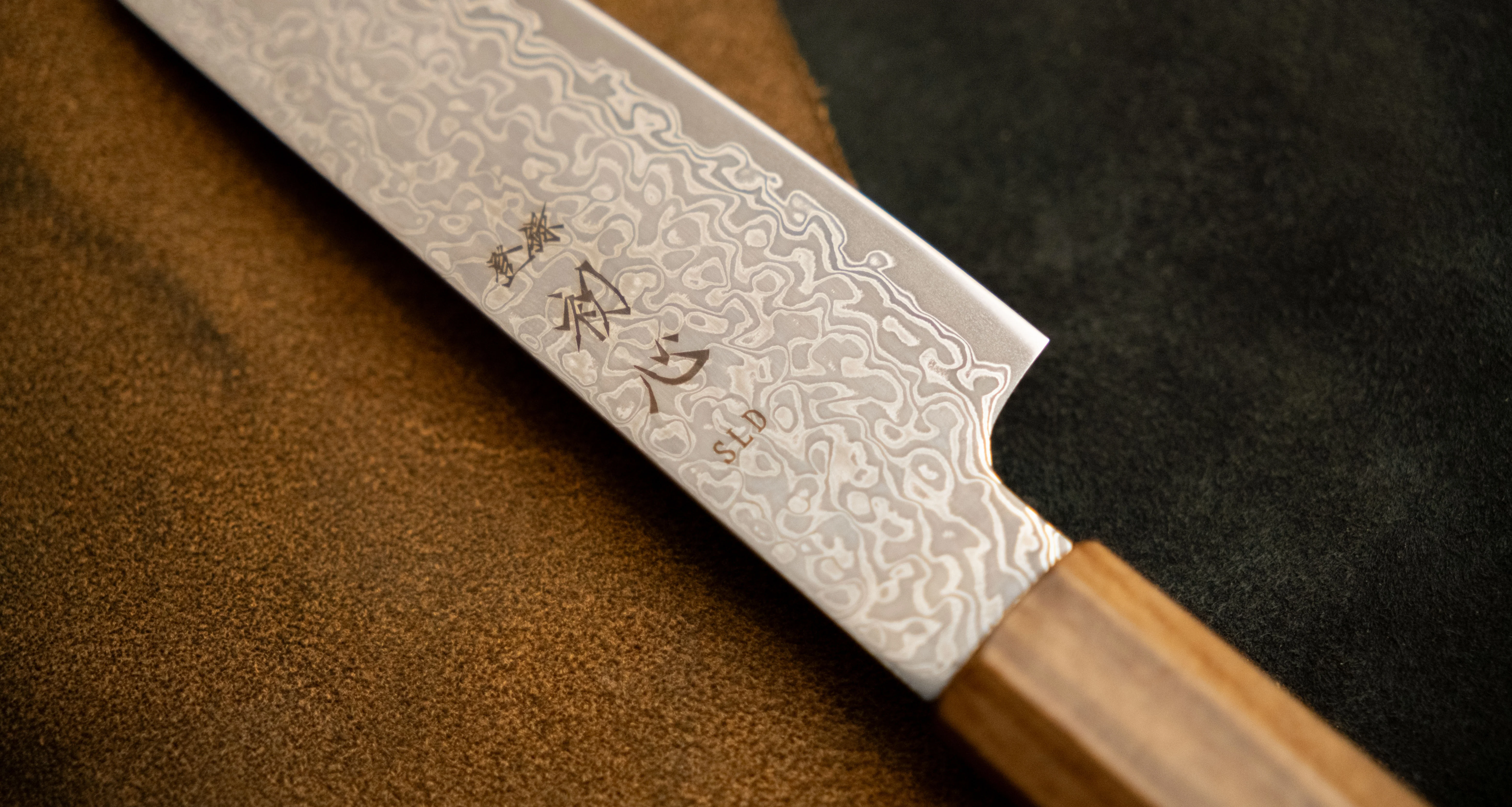 Hikari Kiri-Petty SLD Kurozome Damascus 125mm (4.9") - Image 5