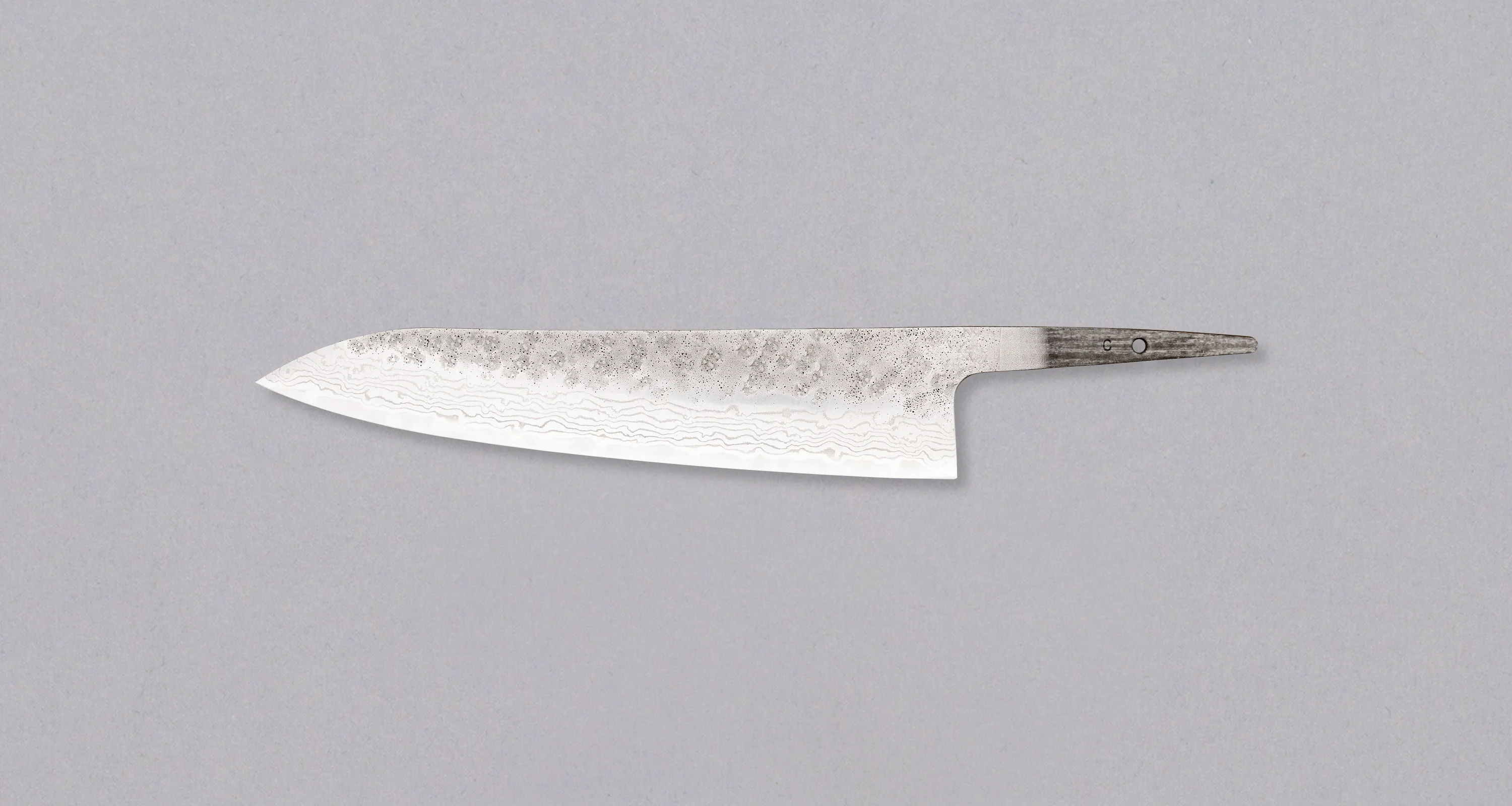 Hokiyama Gyuto 440C Damascus 210mm (8.3") - BLADE - Image 2