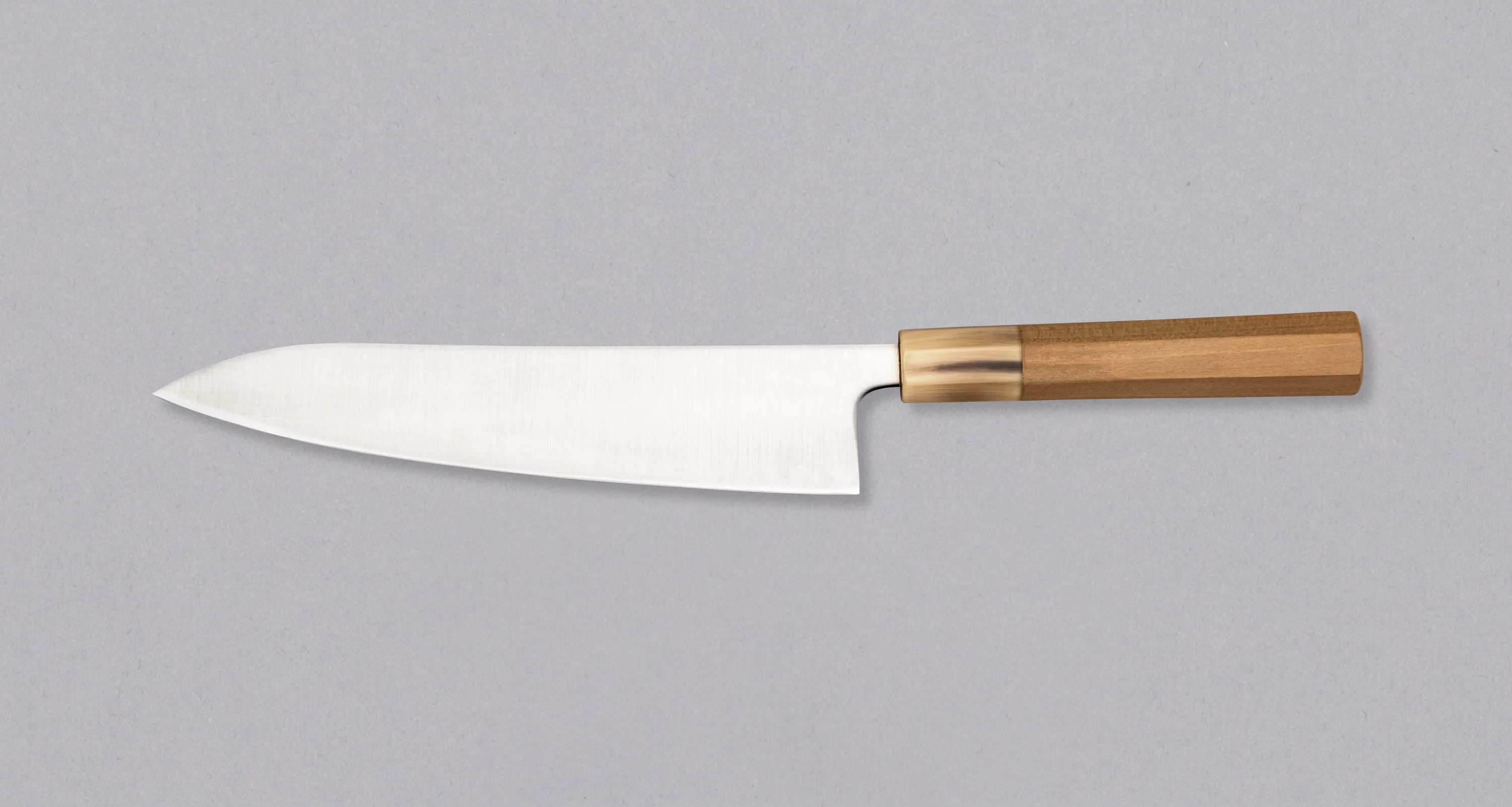 Hokiyama Gyuto Aogami Super Wa Blond Buffalo 210mm (8.2") - Image 2