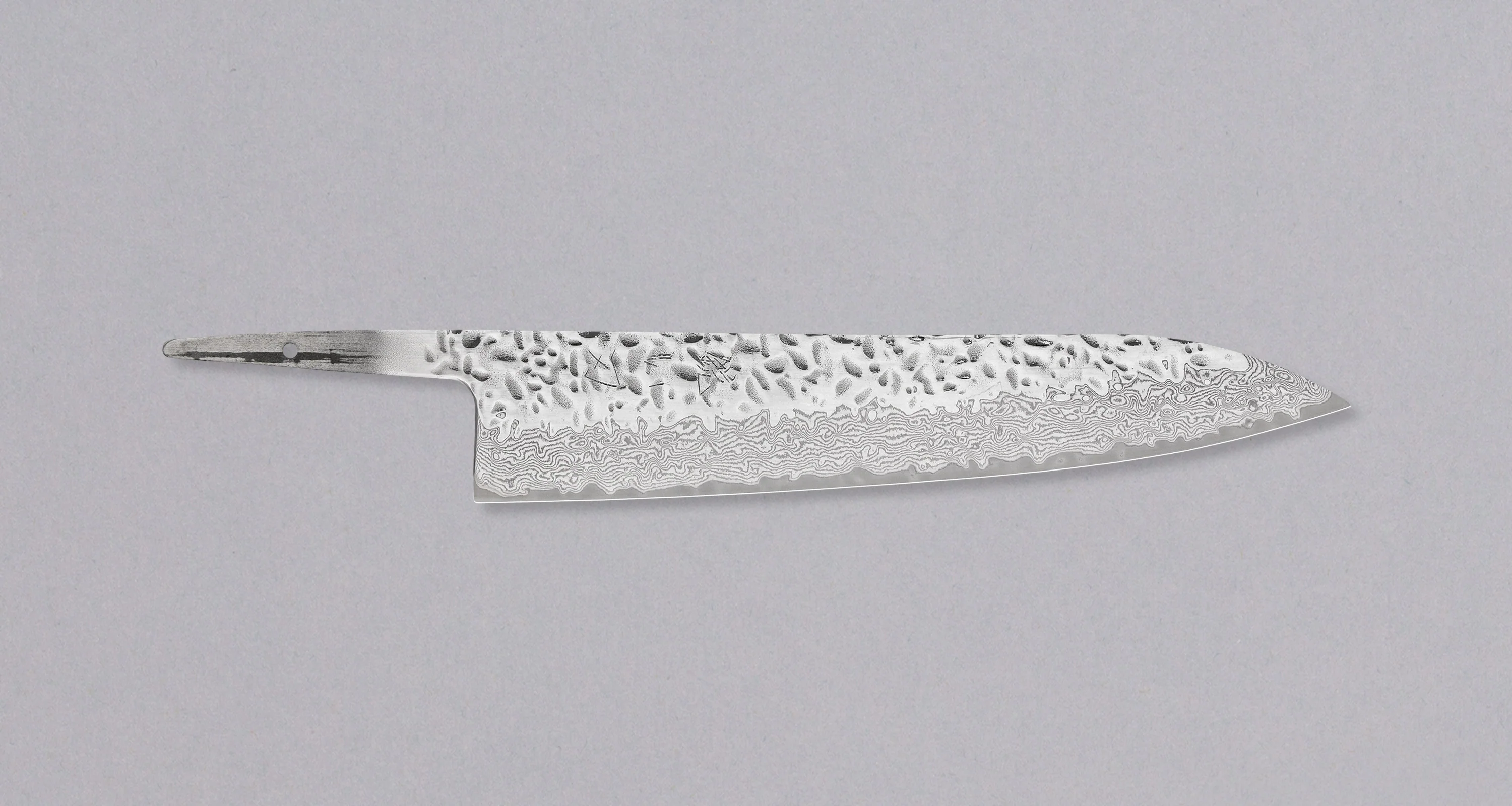 Hokiyama Gyuto AUS-10 Damascus 240mm (9.5") - BLADE