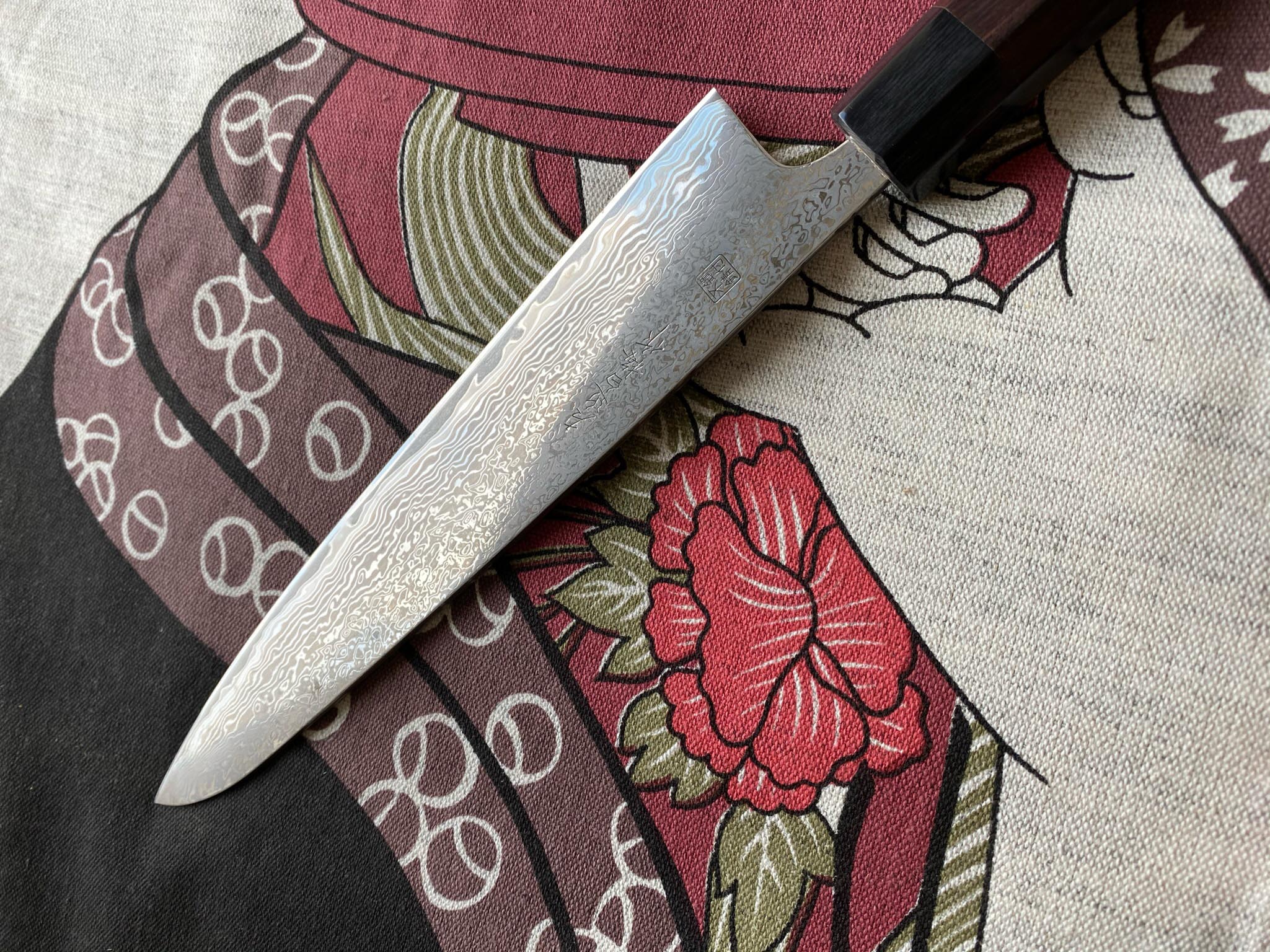 Hokiyama Gyuto Damascus SKD 240mm (9.5") - Image 4