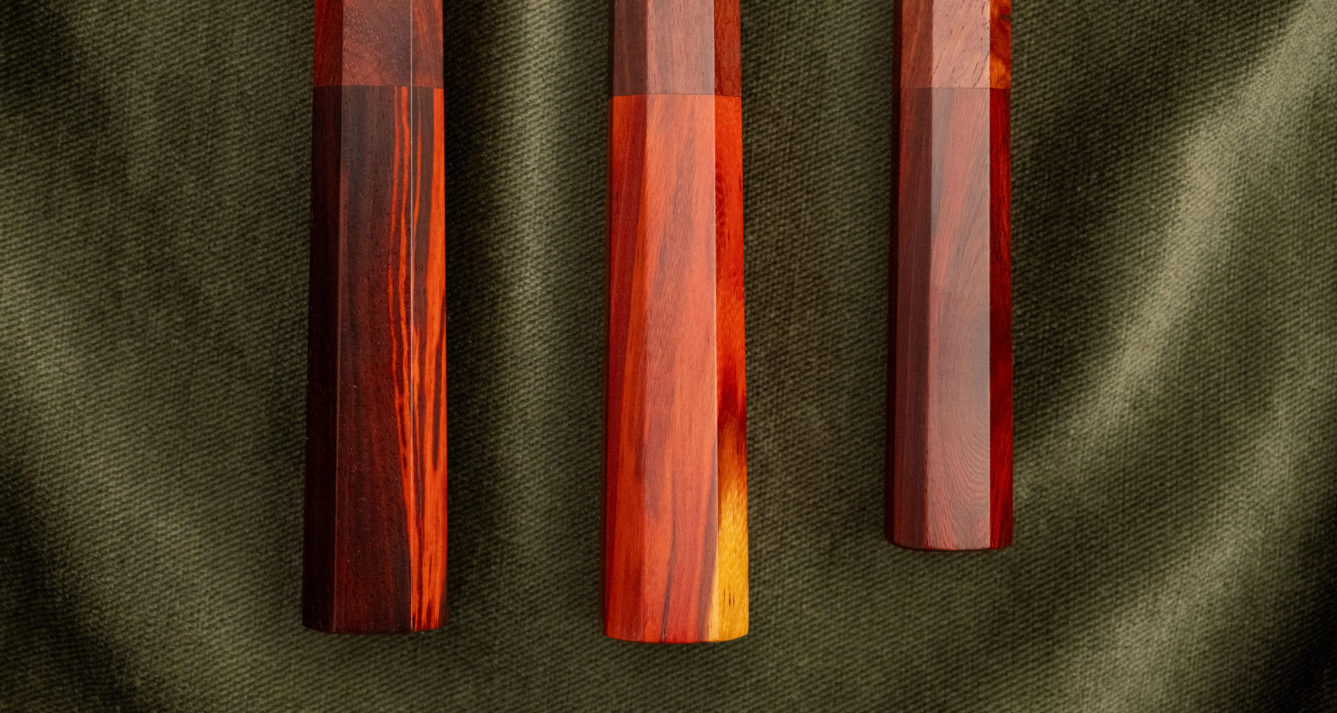 Hokiyama Gyuto Ginsanko Nawame Damascus 210mm (8.3") [Kaotan/Rosewood] - Image 8