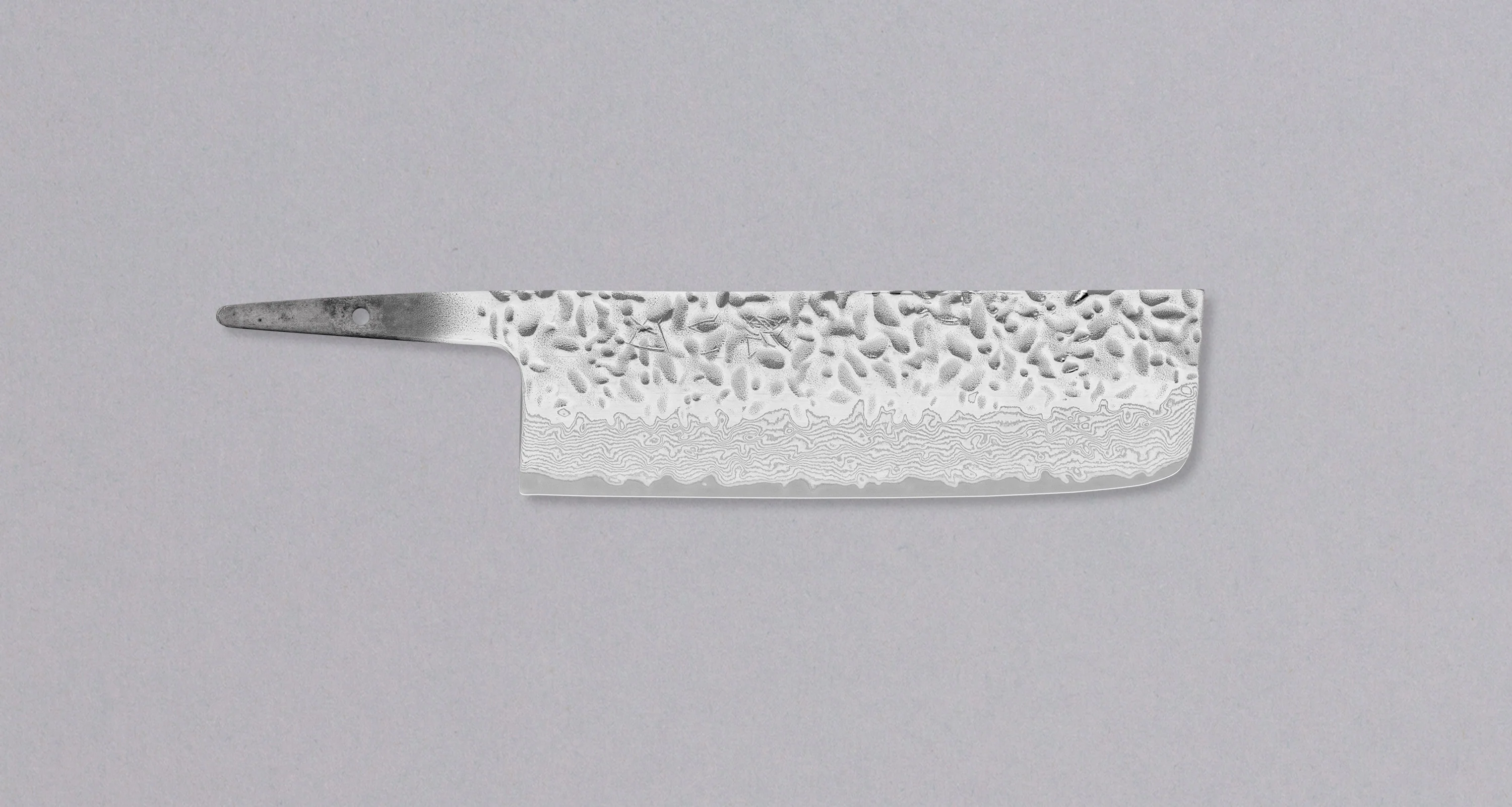 Hokiyama Nakiri AUS-10 Damascus 165mm (6.5") - BLADE