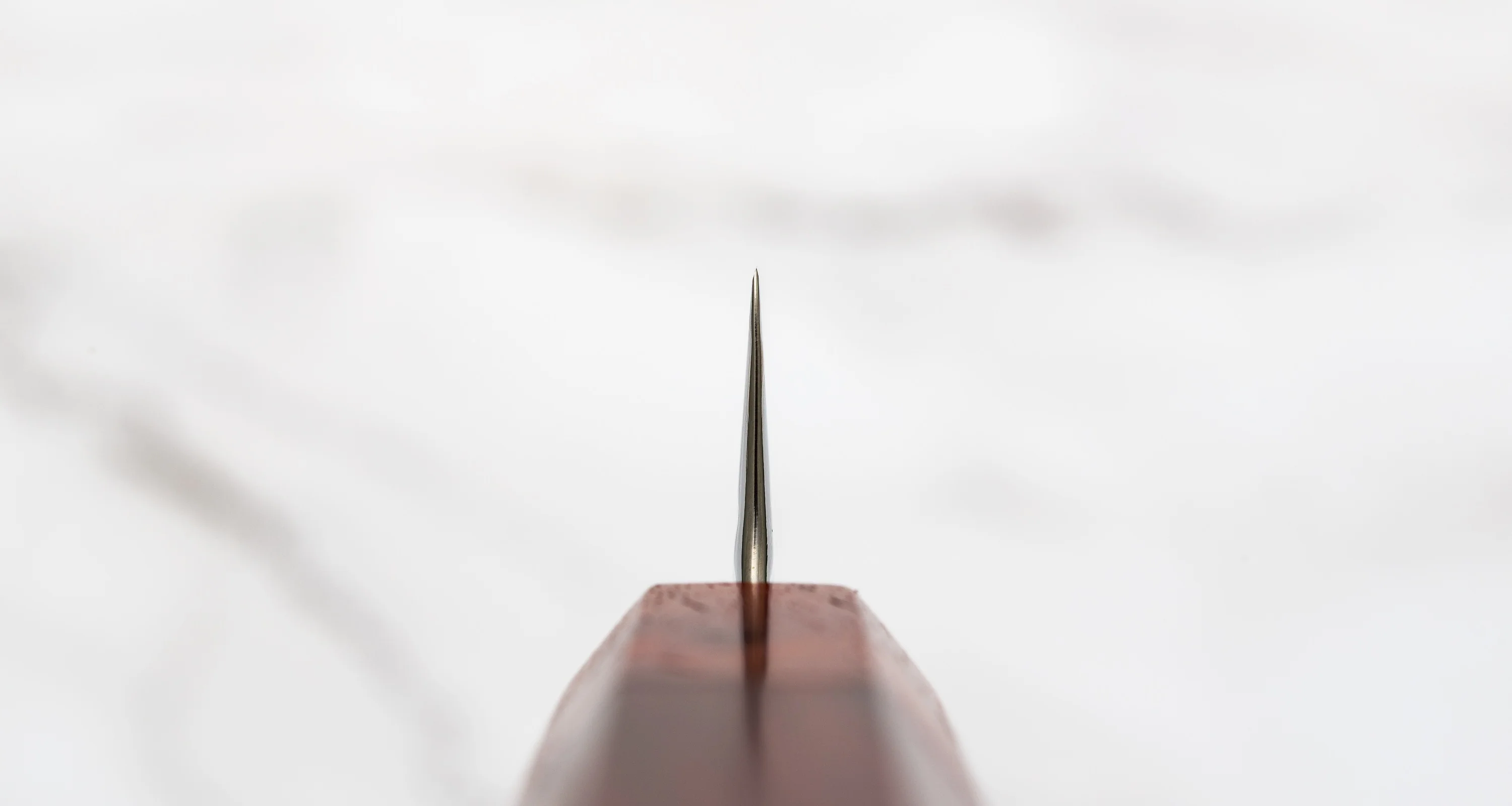 Hokiyama Petty Ginsanko Nawame Damascus 135mm (5.3") [Kaotan/Rosewood] - Image 3