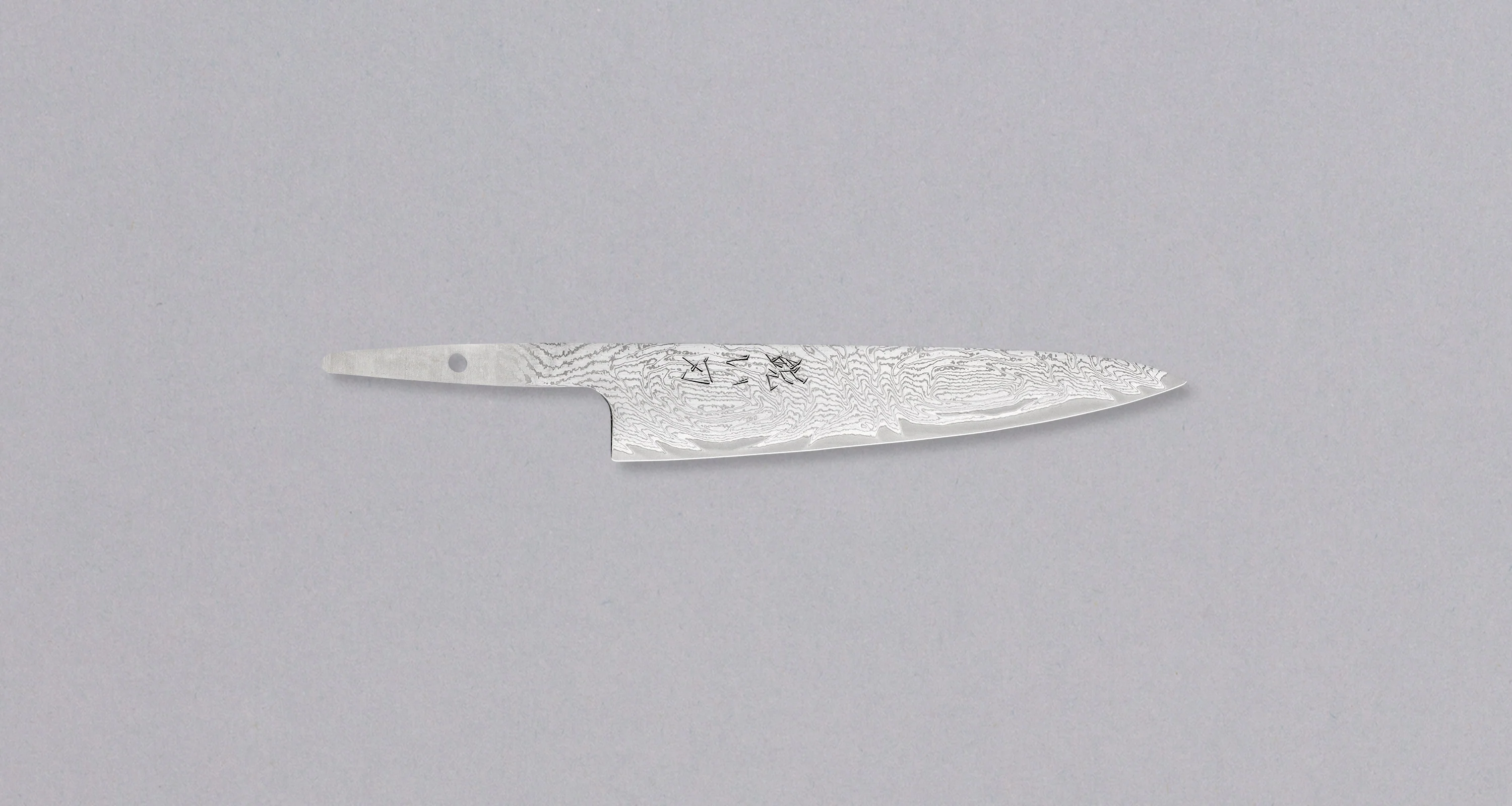 Hokiyama Petty Swirl Damascus 135mm (5.3") - BLADE