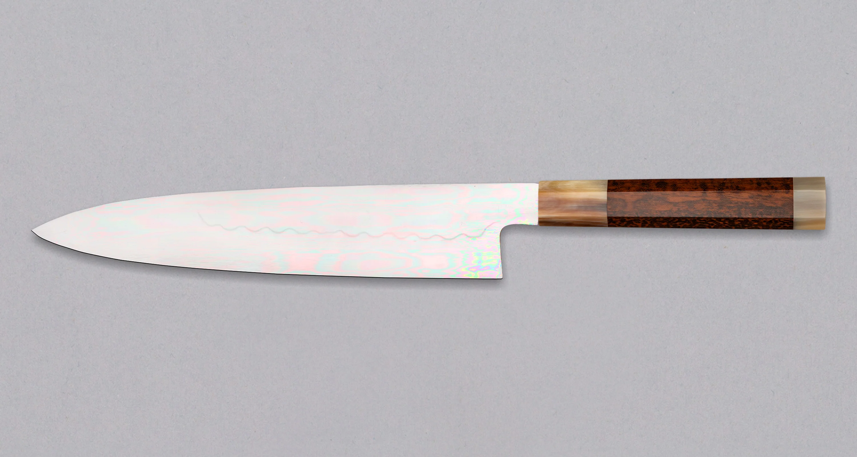 Izumiriki Honyaki Gyuto Shirogami #3 240mm (9.4") - Image 2