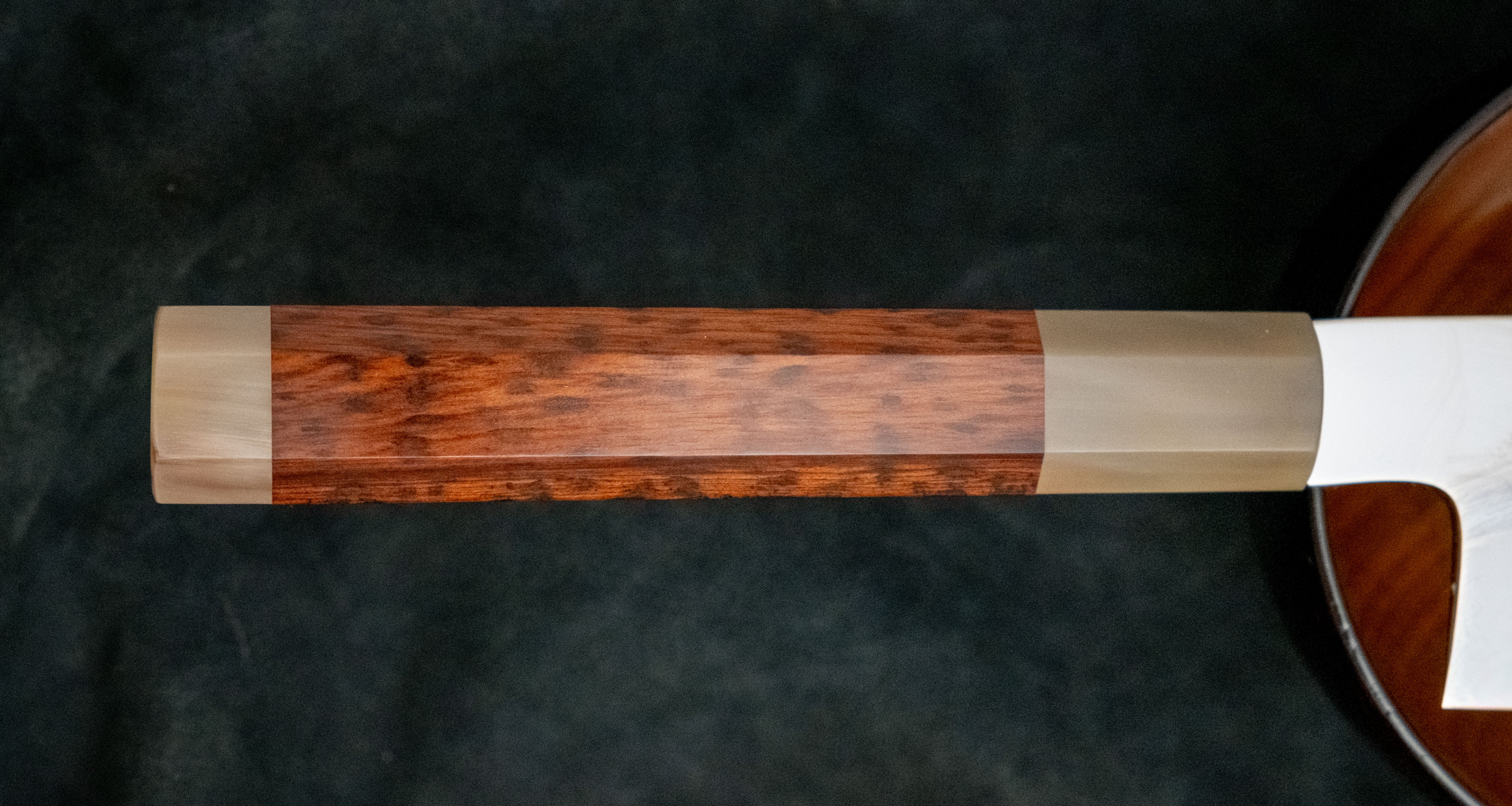 Izumiriki Honyaki Gyuto Shirogami #3 240mm (9.4") - Image 6