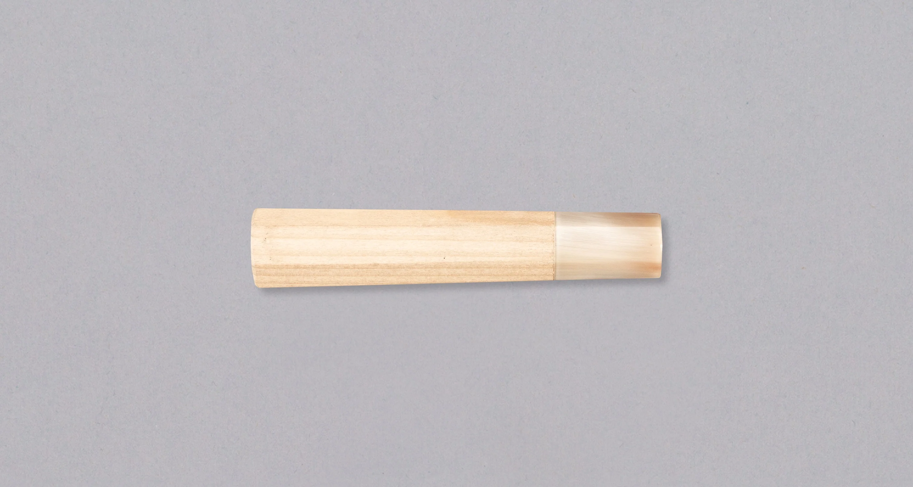 Japanese Handle - Blond Magnolia/Buffalo Horn (octagon) - Image 2