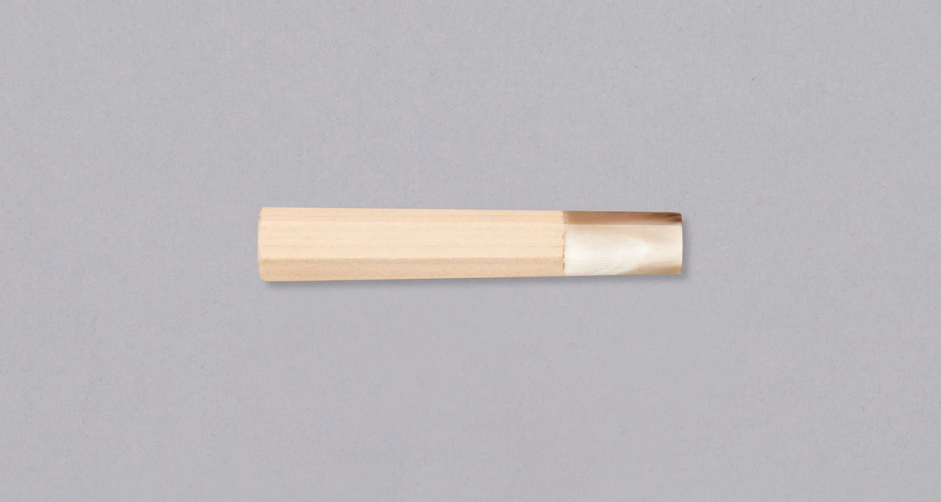 Japanese Handle - Blond Magnolia/Buffalo Horn (octagon) - Image 3