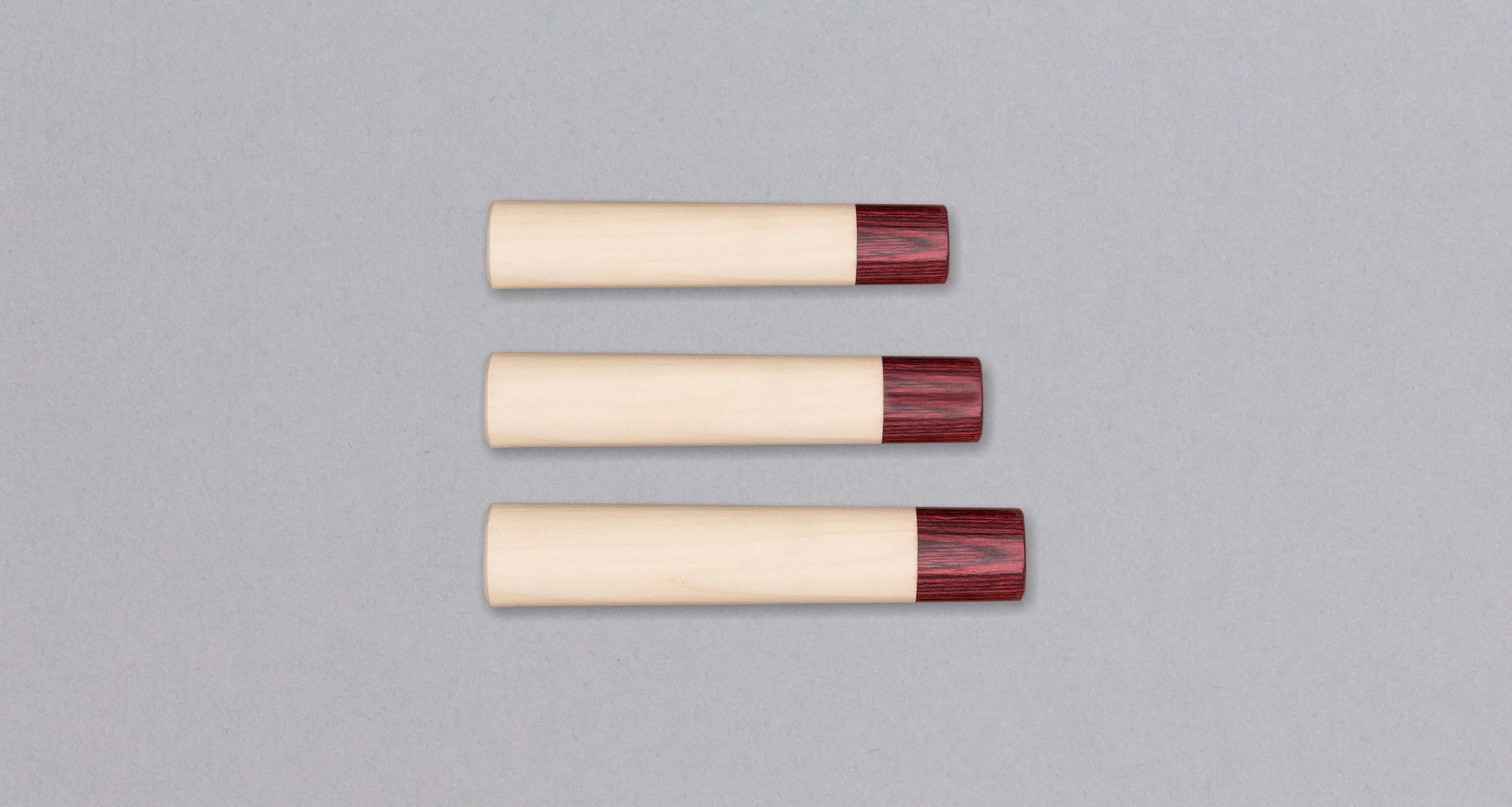Japanese handle - Red Pakka [oval]