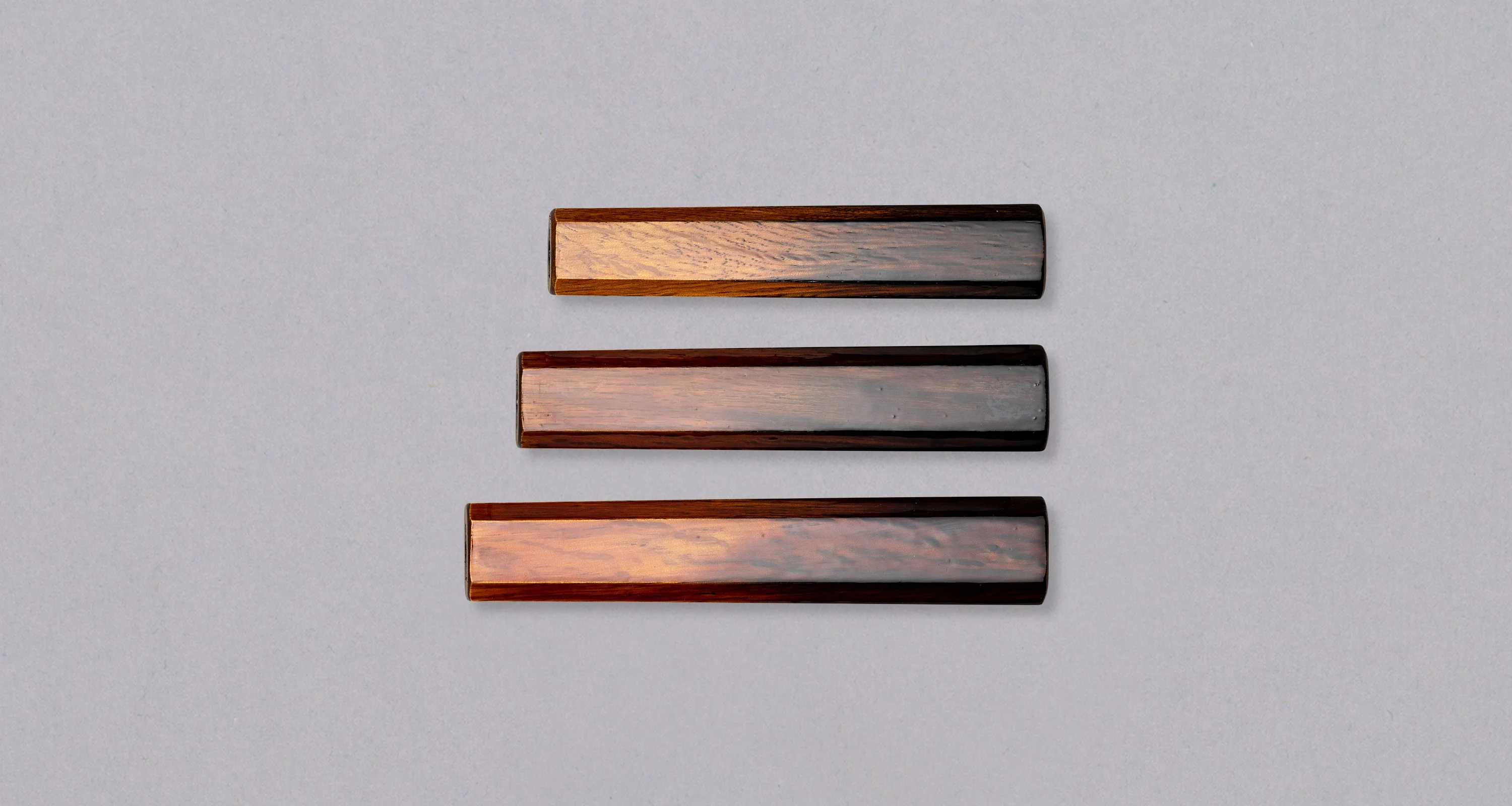 Japanese handle - Urushi Flame Oak [octagon] - Image 2