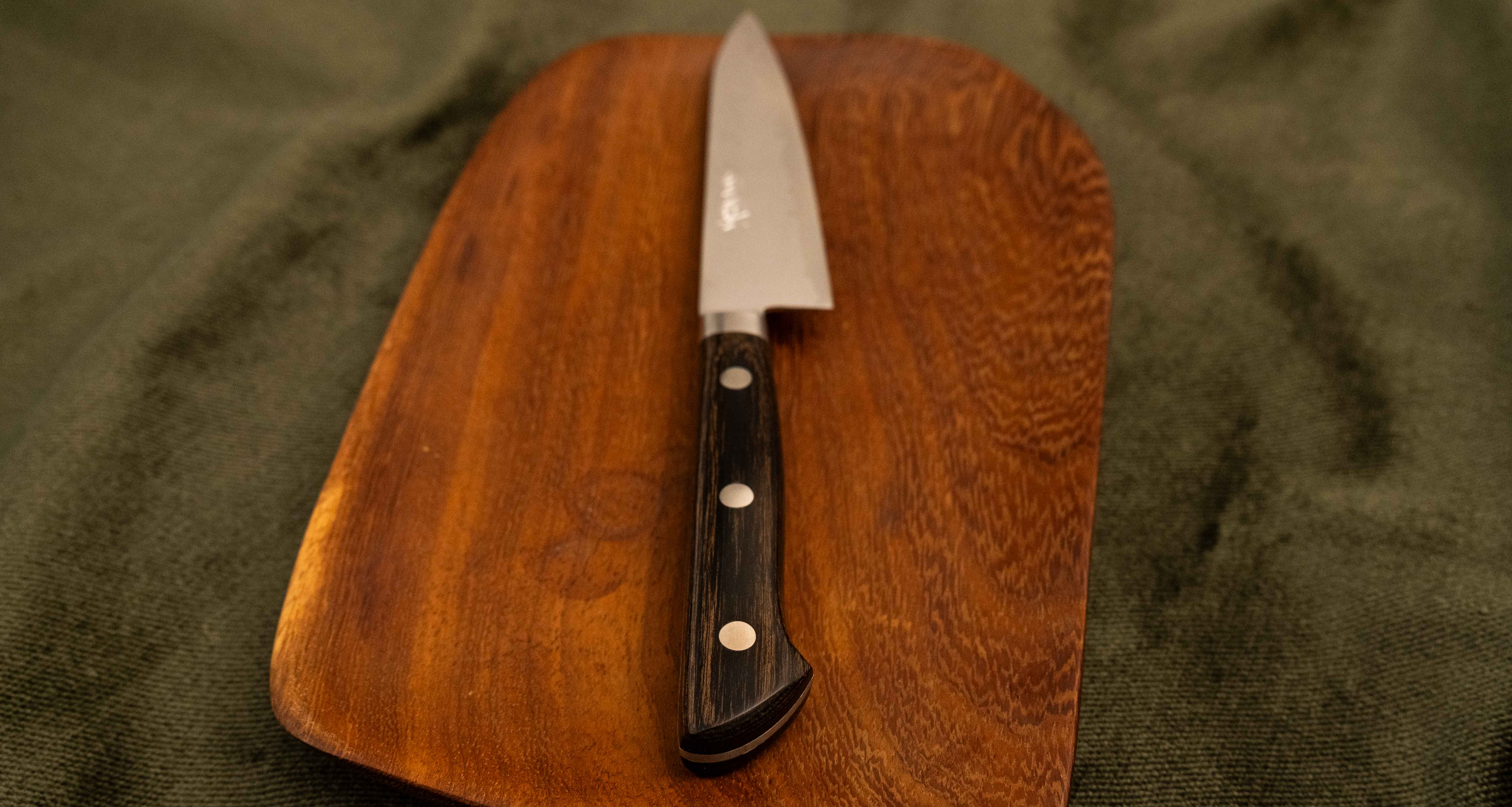 Kajiyamura Hakuun Petty VG-10 Damascus 120mm (4.7") - Image 6