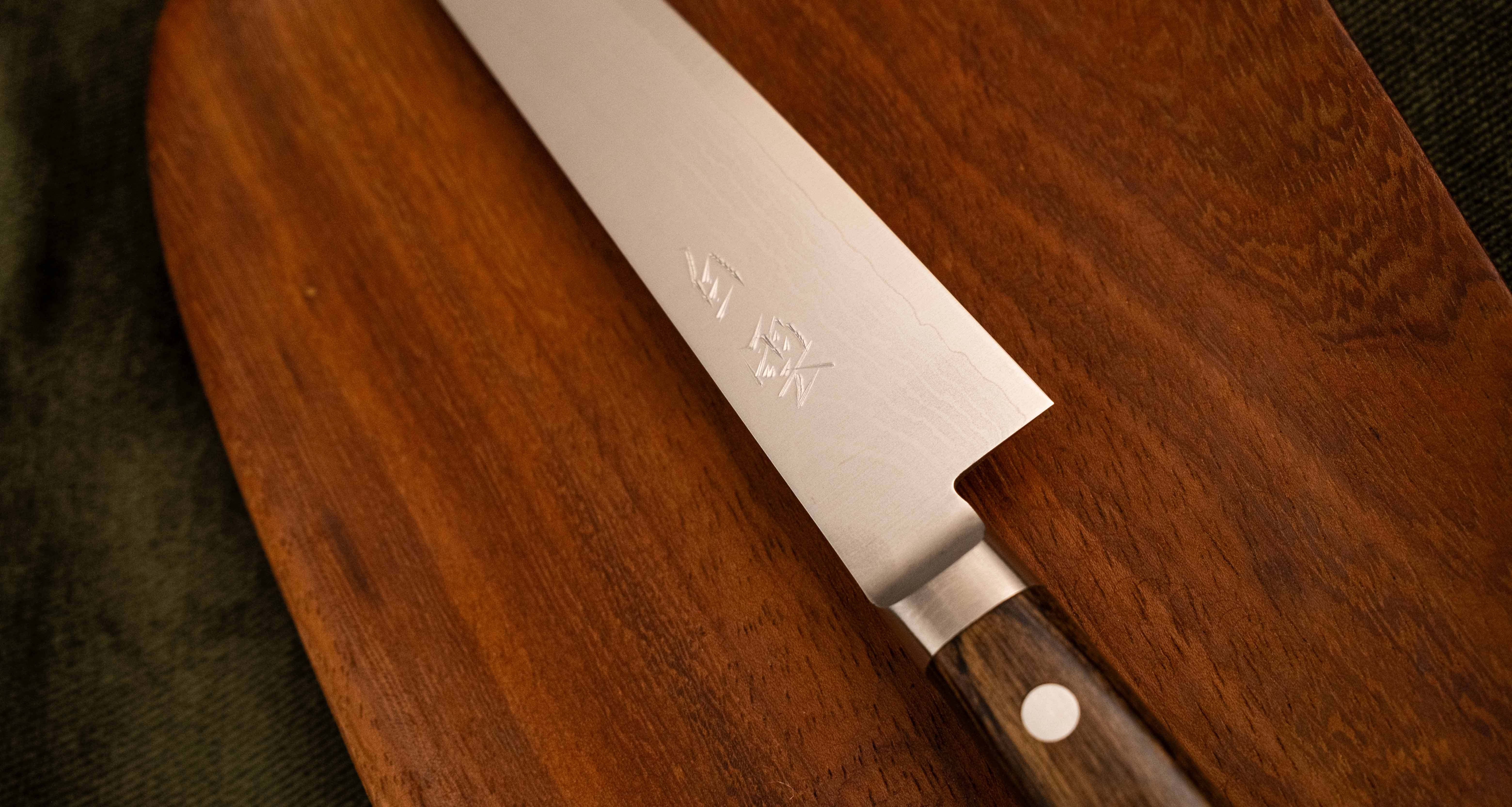 Kajiyamura Hakuun Petty VG-10 Damascus 150mm (5.9") - Image 5