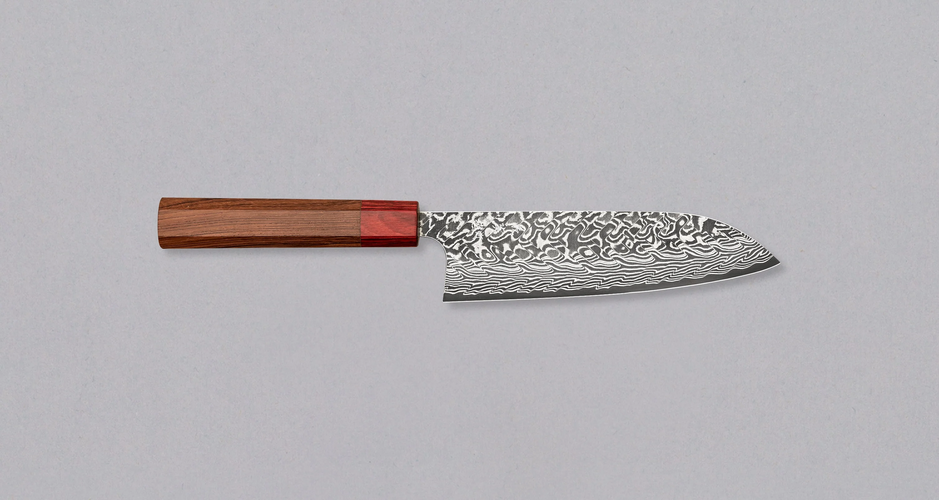 Kato Santoku SG2 Black Damascus 170mm (6.7")