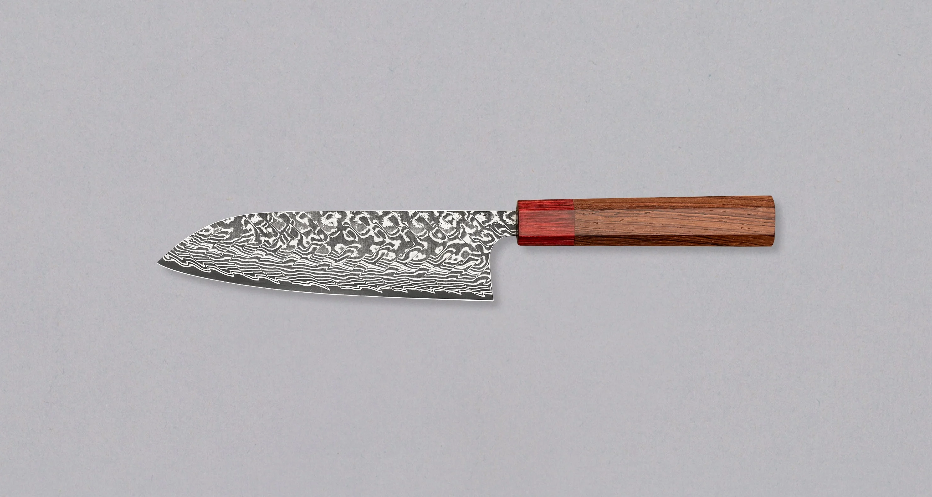 Kato Santoku SG2 Black Damascus 170mm (6.7") - Image 2