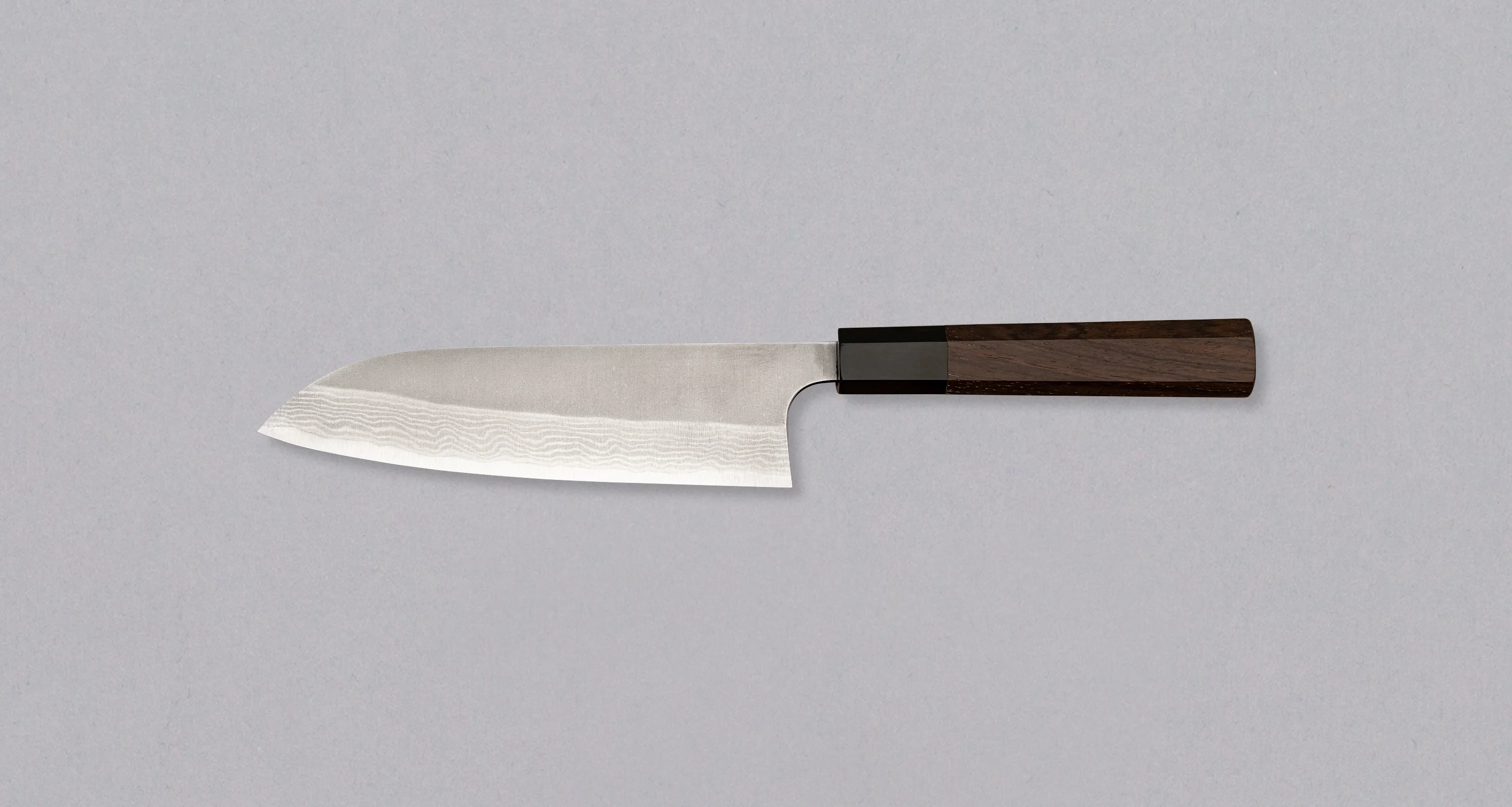 Kato Santoku VG-10 Nashiji Damascus 170mm (6.7") - Image 2