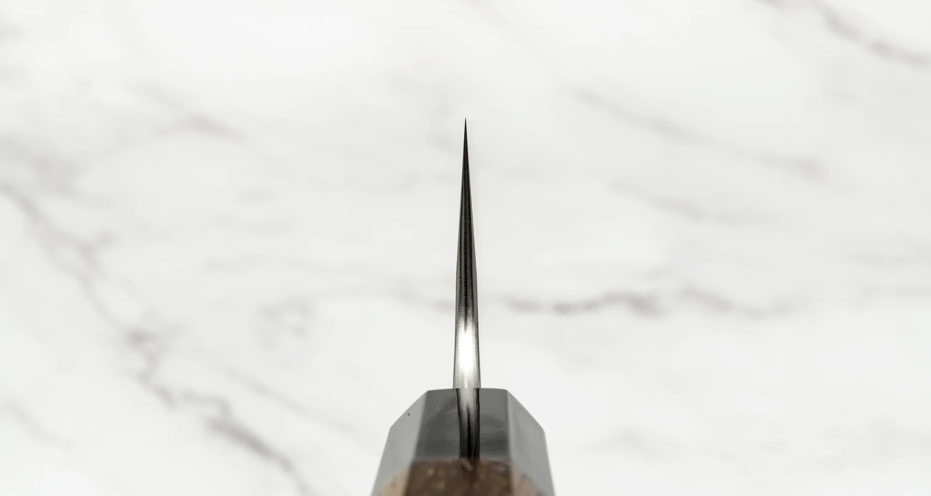 Kato Santoku VG-10 Nashiji Damascus 170mm (6.7") - Image 3