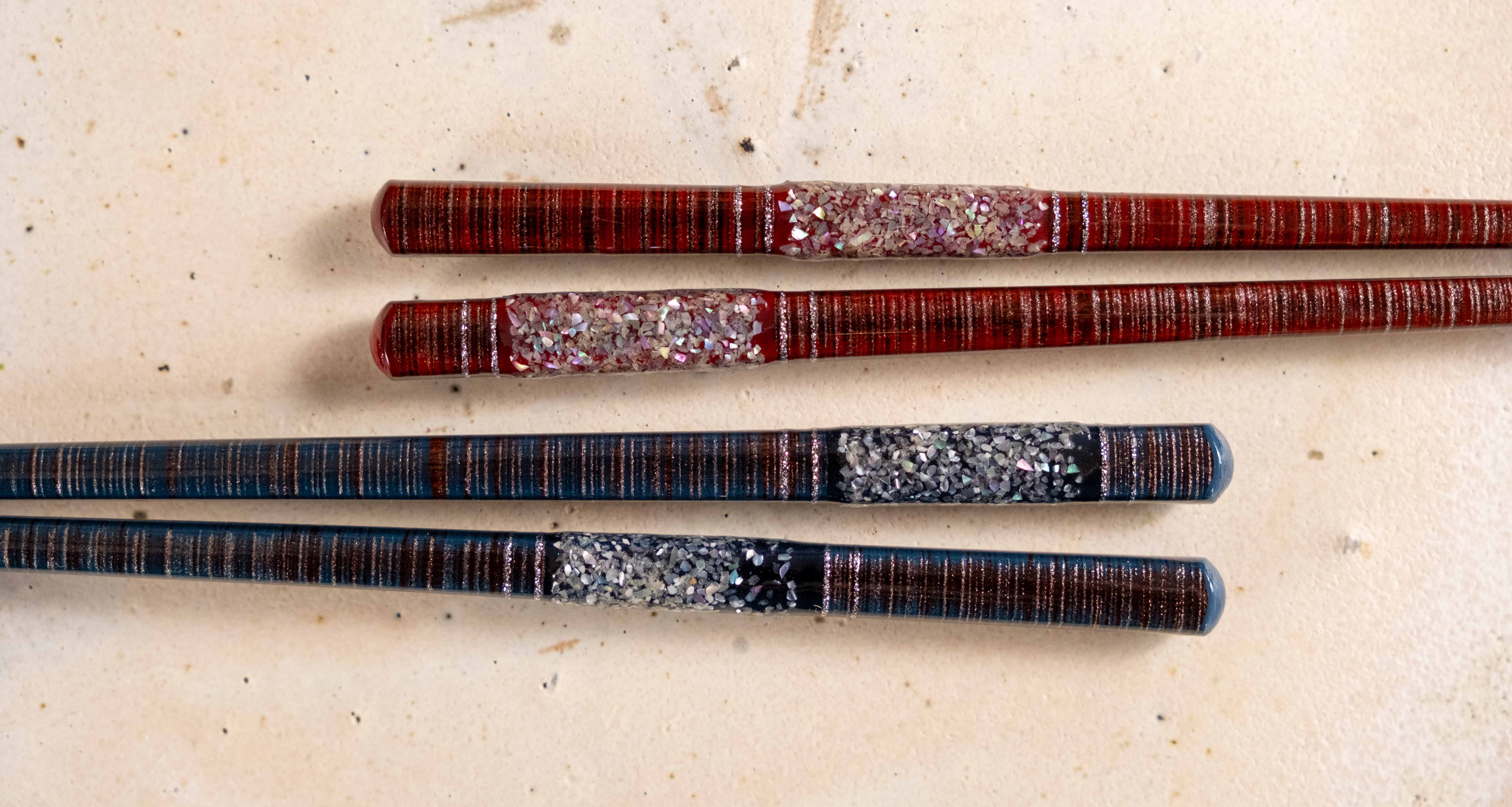 Kawai Chopsticks — Kaitsumugi Navy - Image 3