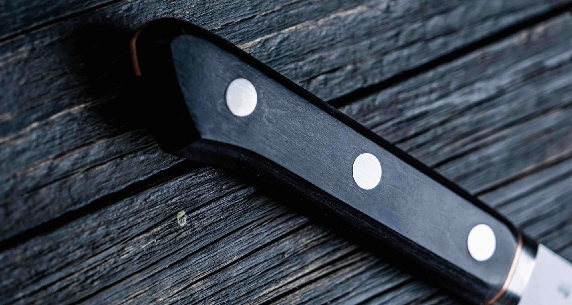 Kawamura Aoki Santoku Black 165mm (6.5") - Image 4