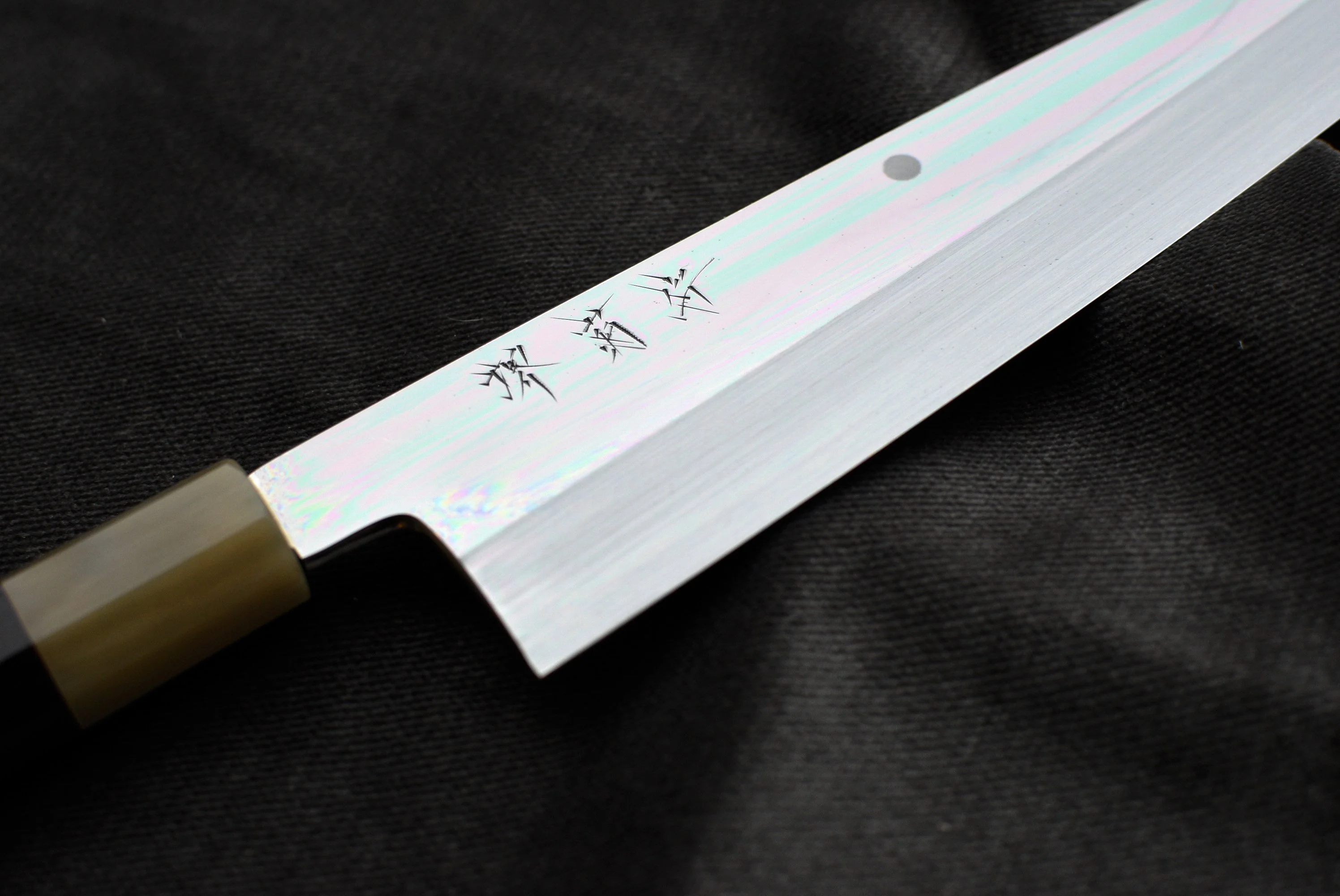 Kawamura Mizu-Honyaki Gyuto Shirogami #2 240mm (9.5") - Image 3