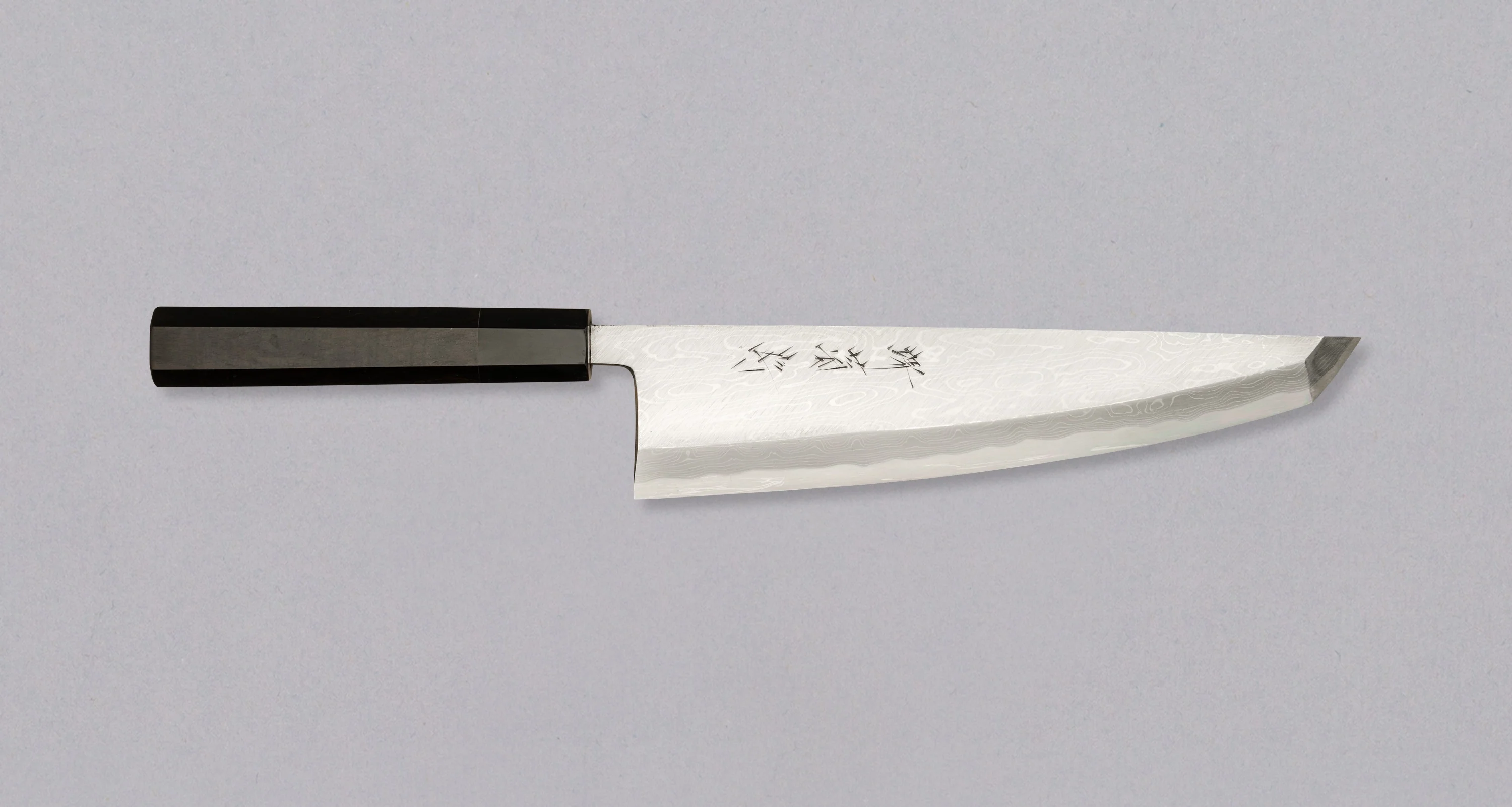 Kawamura Sakimaru-Gyuto Aogami #2 Damascus 220mm (8.7") [ebony]