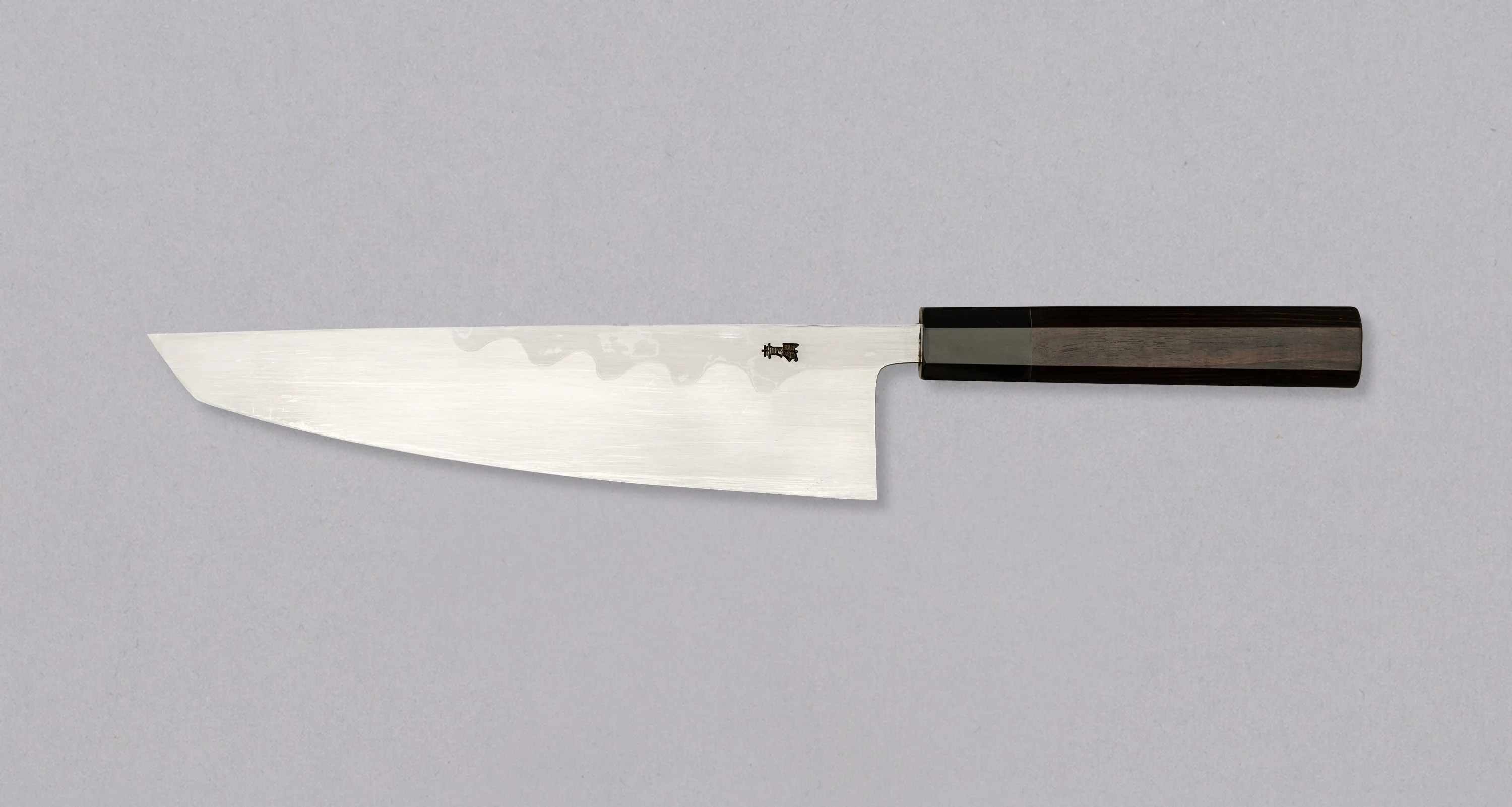 Kawamura Sakimaru-Gyuto Aogami #2 Damascus 220mm (8.7") [ebony] - Image 2